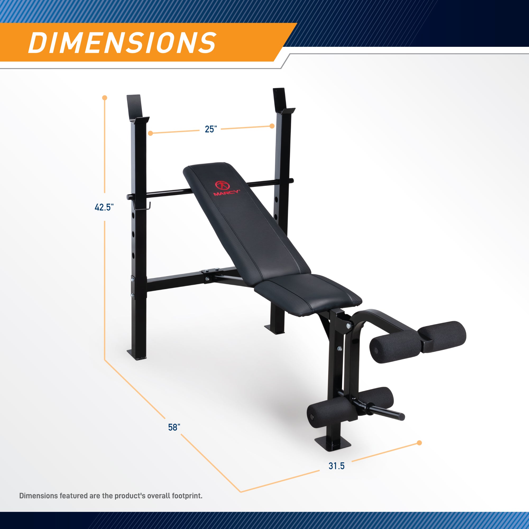 marcy-mwb-6501-hantelbank-verstellbar-mit-beincurler image 3
