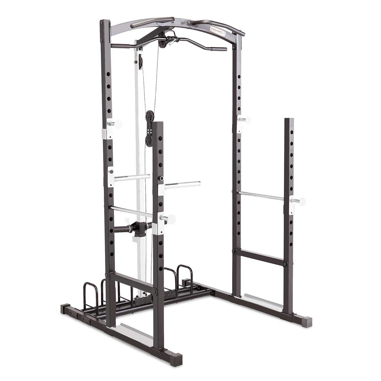 marcy-mwm-7041-cage-kraftstation-power-rack-mit-latzug image 1