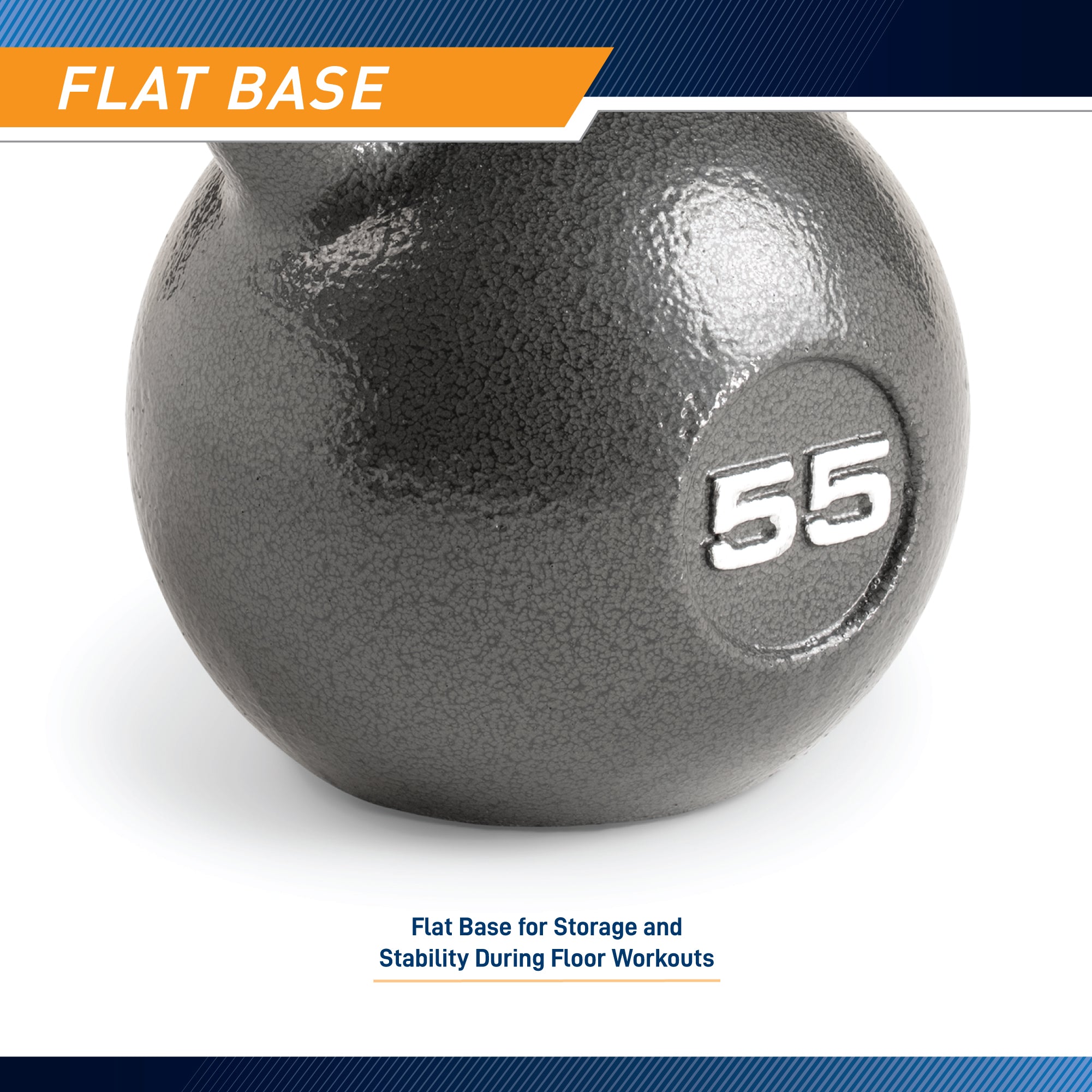 marcy-hkb-055-kettlebell-55lb-gusseisen-hammertone image 5