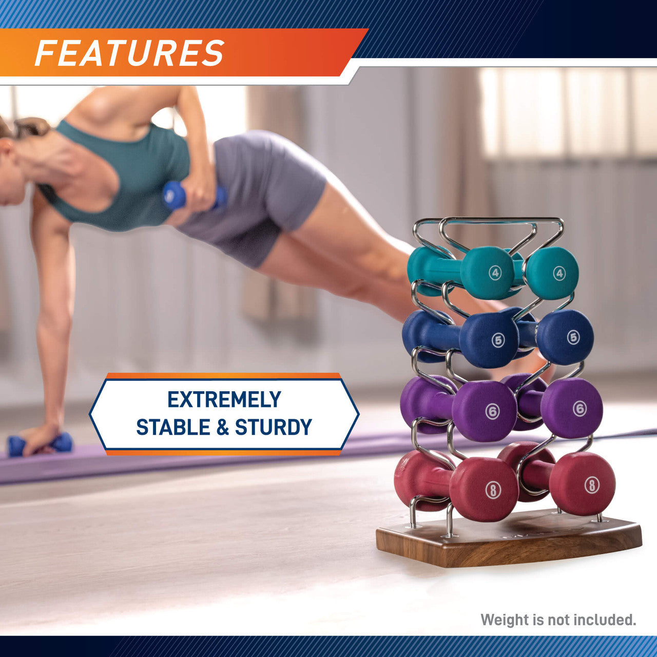 marcy-weights-and-bars-dbr-8703-hantelst-nder-4-stufig-45-kg image 4