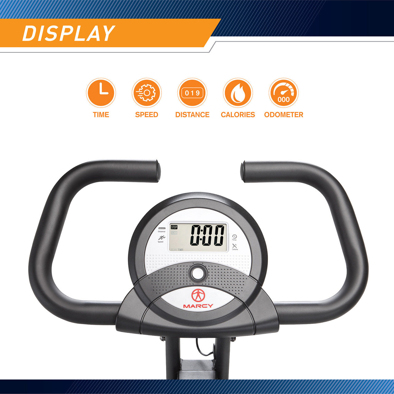marcy-ns-654-heimtrainer-klappbar-schwarz-ergometer image 5