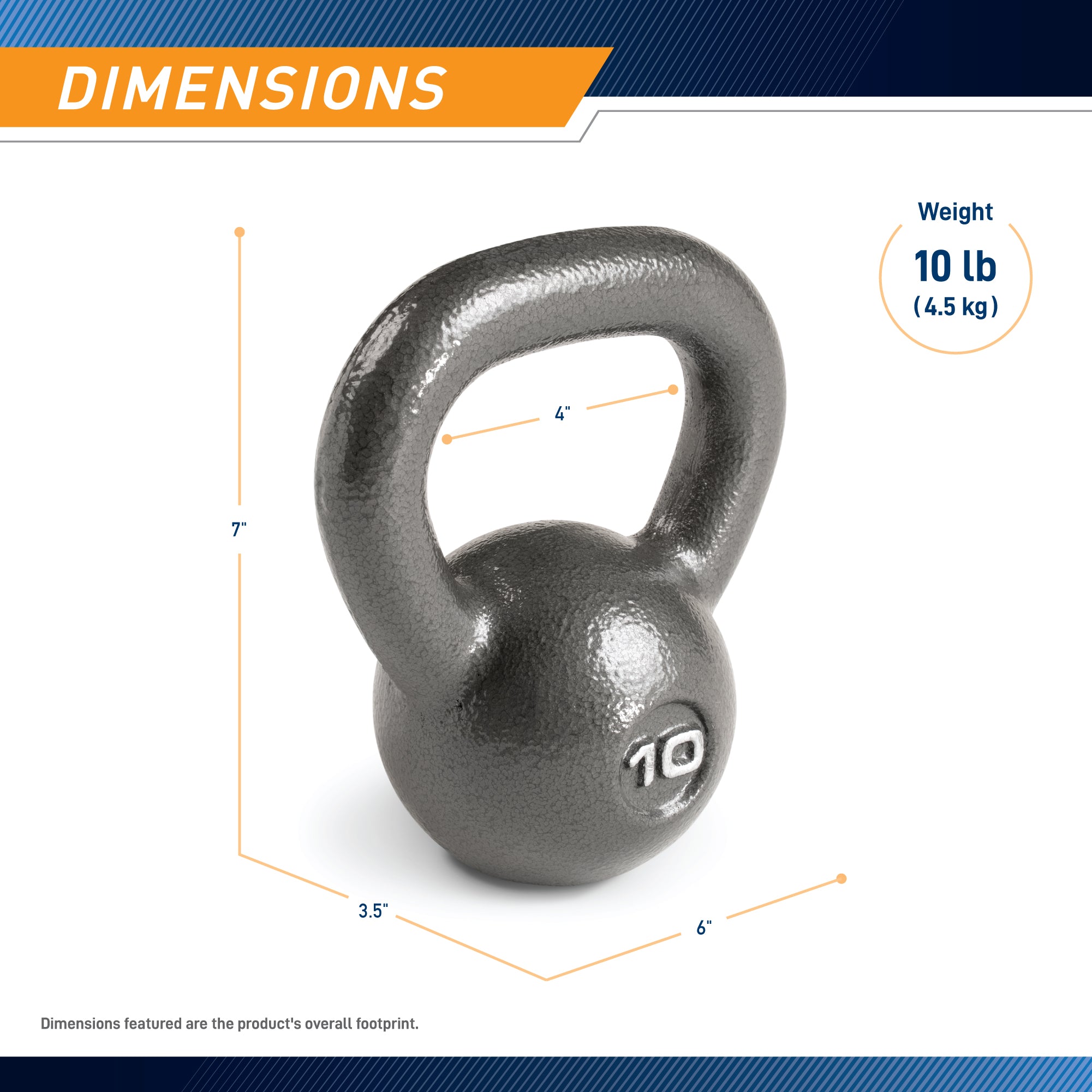 marcy-hkb-010-kettlebell-4-5-kg-gusseisen-hammertone image 3