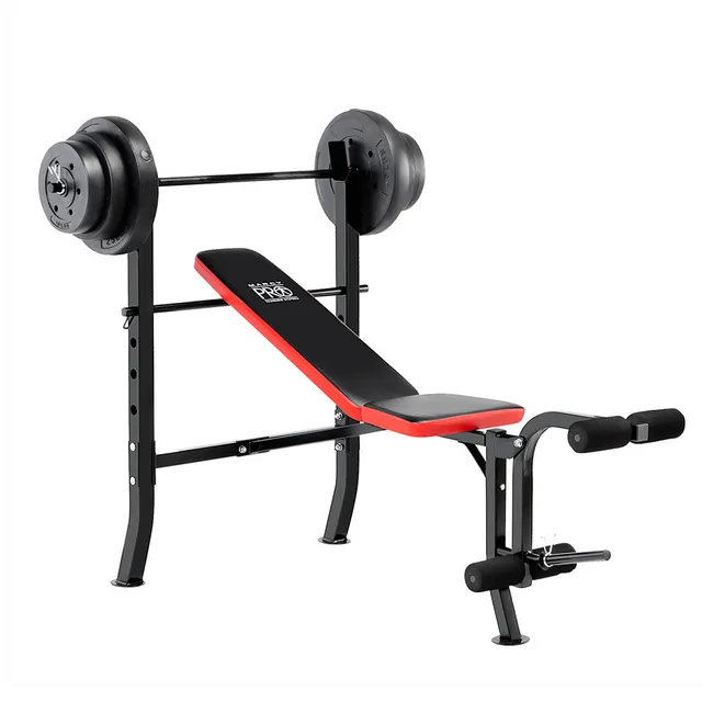 marcy-pm-2084-hantelbank-mit-100-lb-hantelset-verstellbar image 1