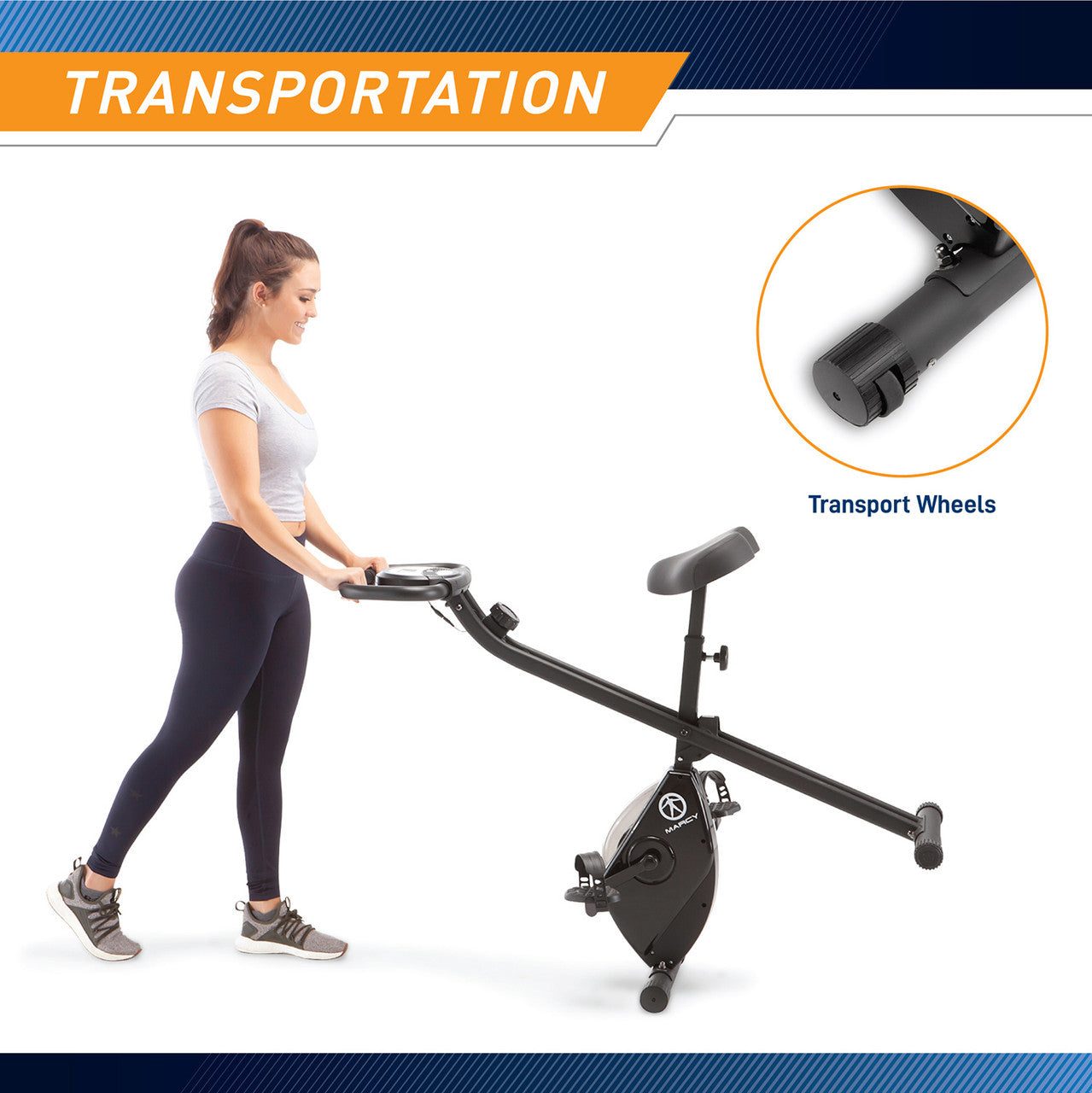 marcy-ns-654-heimtrainer-klappbar-schwarz-ergometer image 8