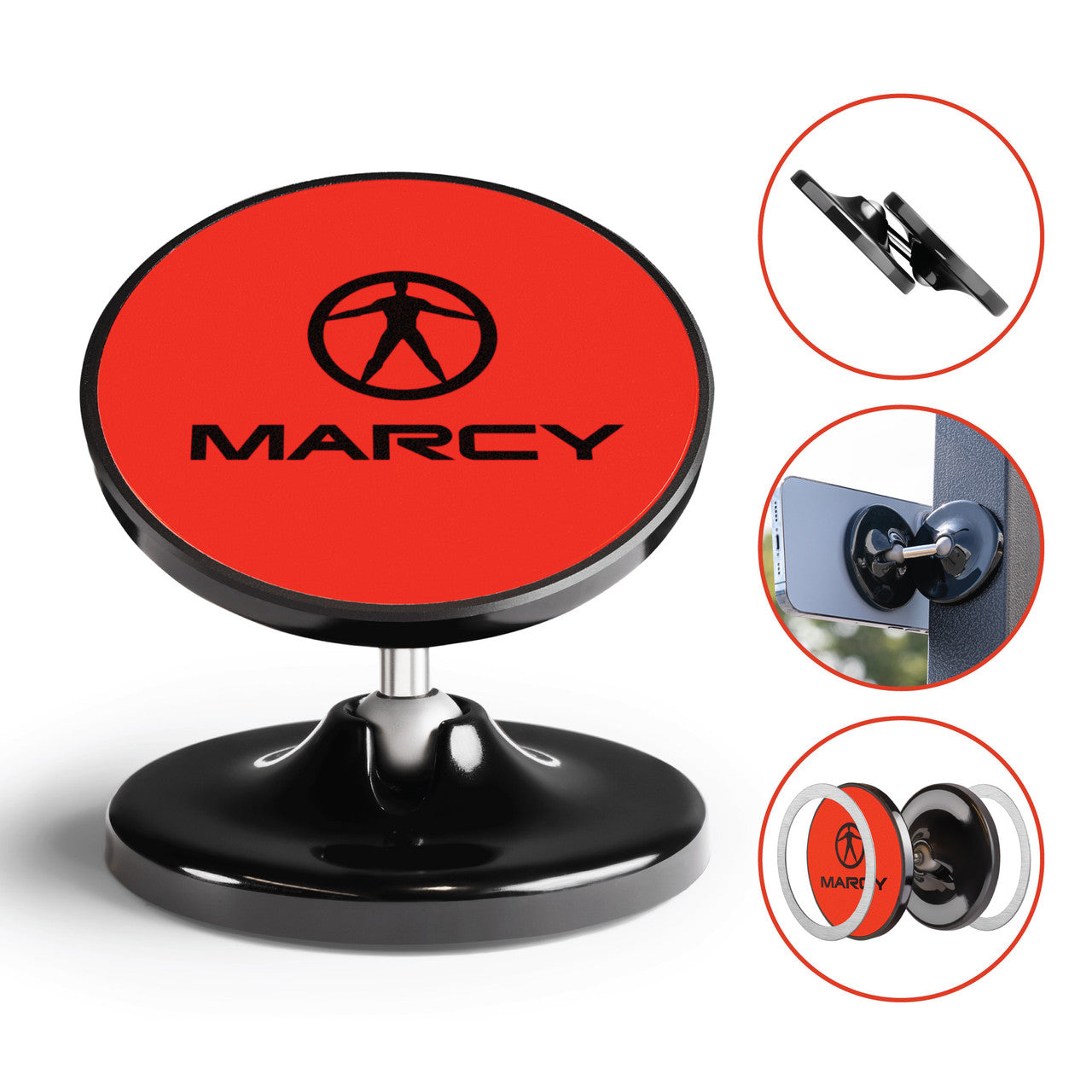 marcy-magmt-magnet-handyhalter-360-grad-rot-schwarz-2-2-kg image 3