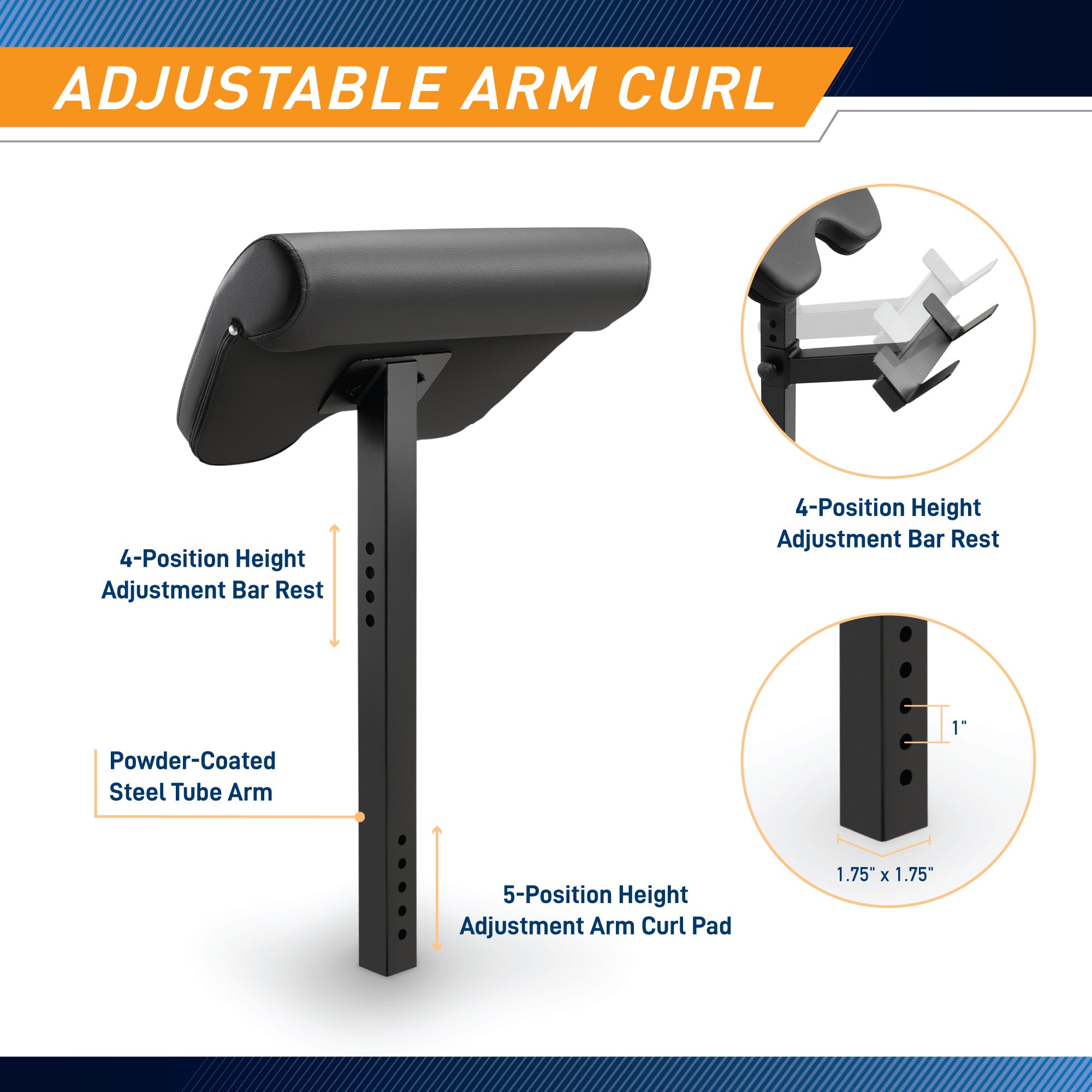 marcy-acc-8215ac-arm-curl-aufsatz-f-r-mwb-5511-mwb-7096 image 4