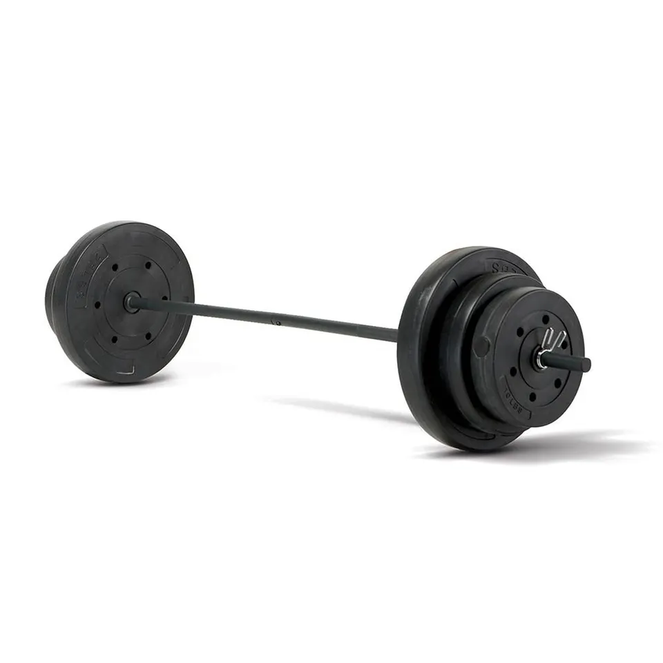 marcy-vb-100-hantelset-vinyl-100lb-mit-stange image 1