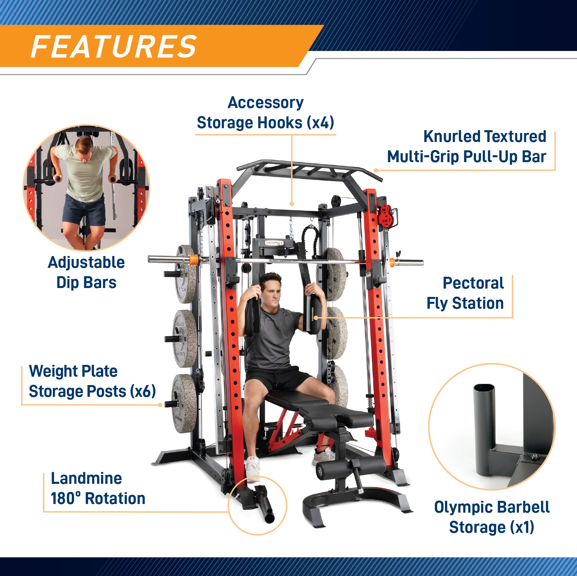 marcy-sm-4033-combo-smith-machine-kraftstation image 5
