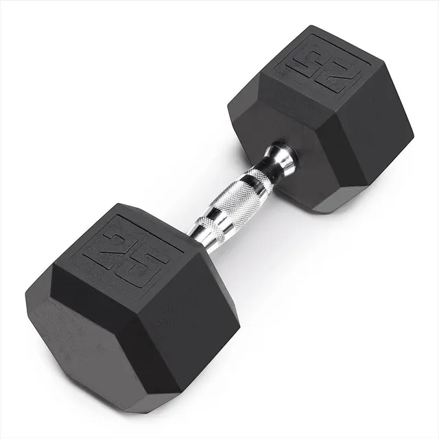 marcy-ibrh-025-kurzhantel-hex-25-lbs-gummiert-einzeln image 1