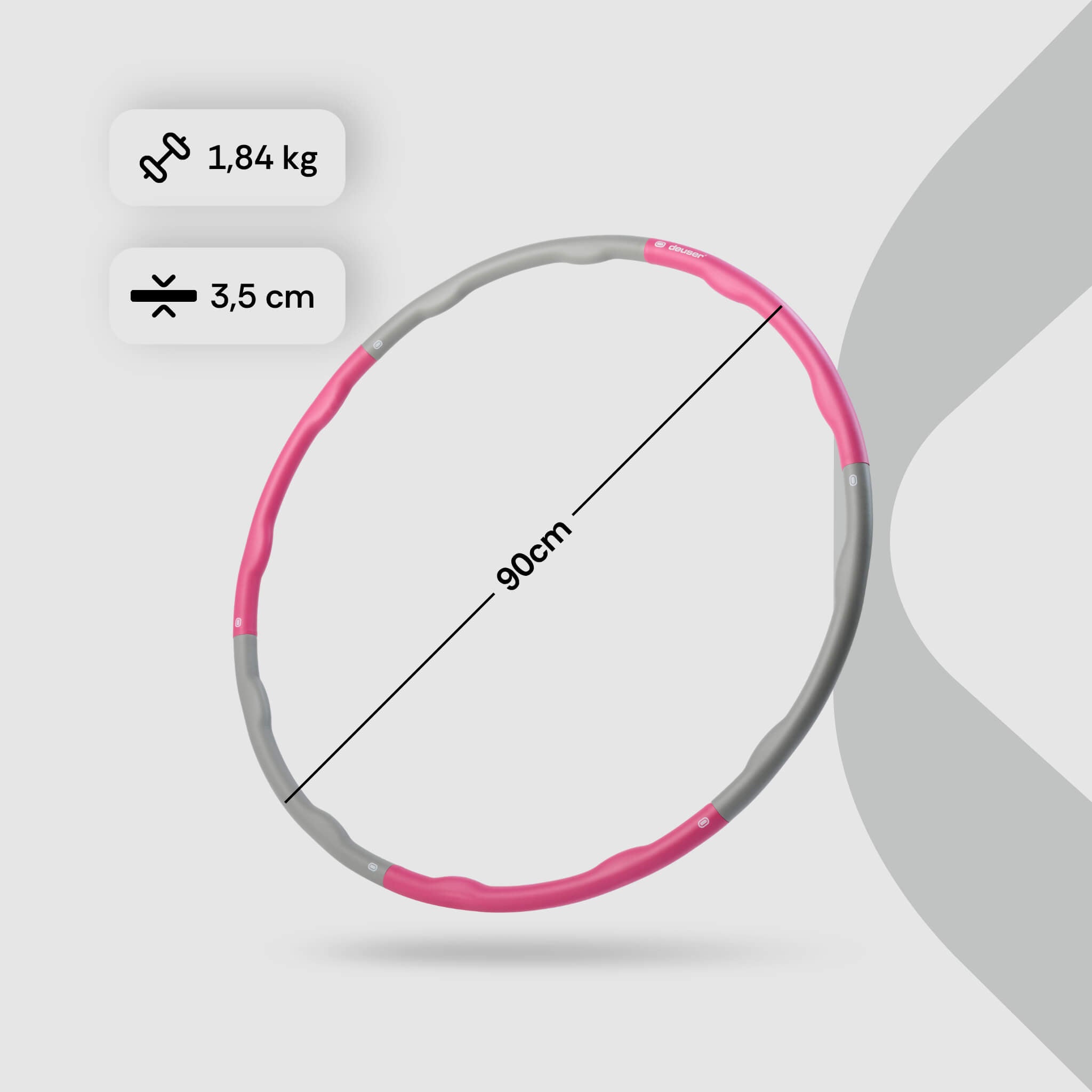 deuser-band-plus-hoop-hula-hoop-90-cm-1-5-kg image 4