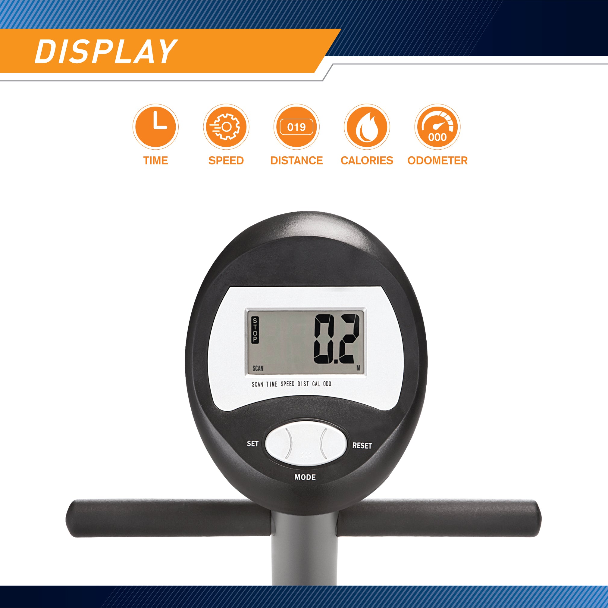 marcy-cardio-equipment-me-709-liegeergometer-bequem-8-stufen image 4