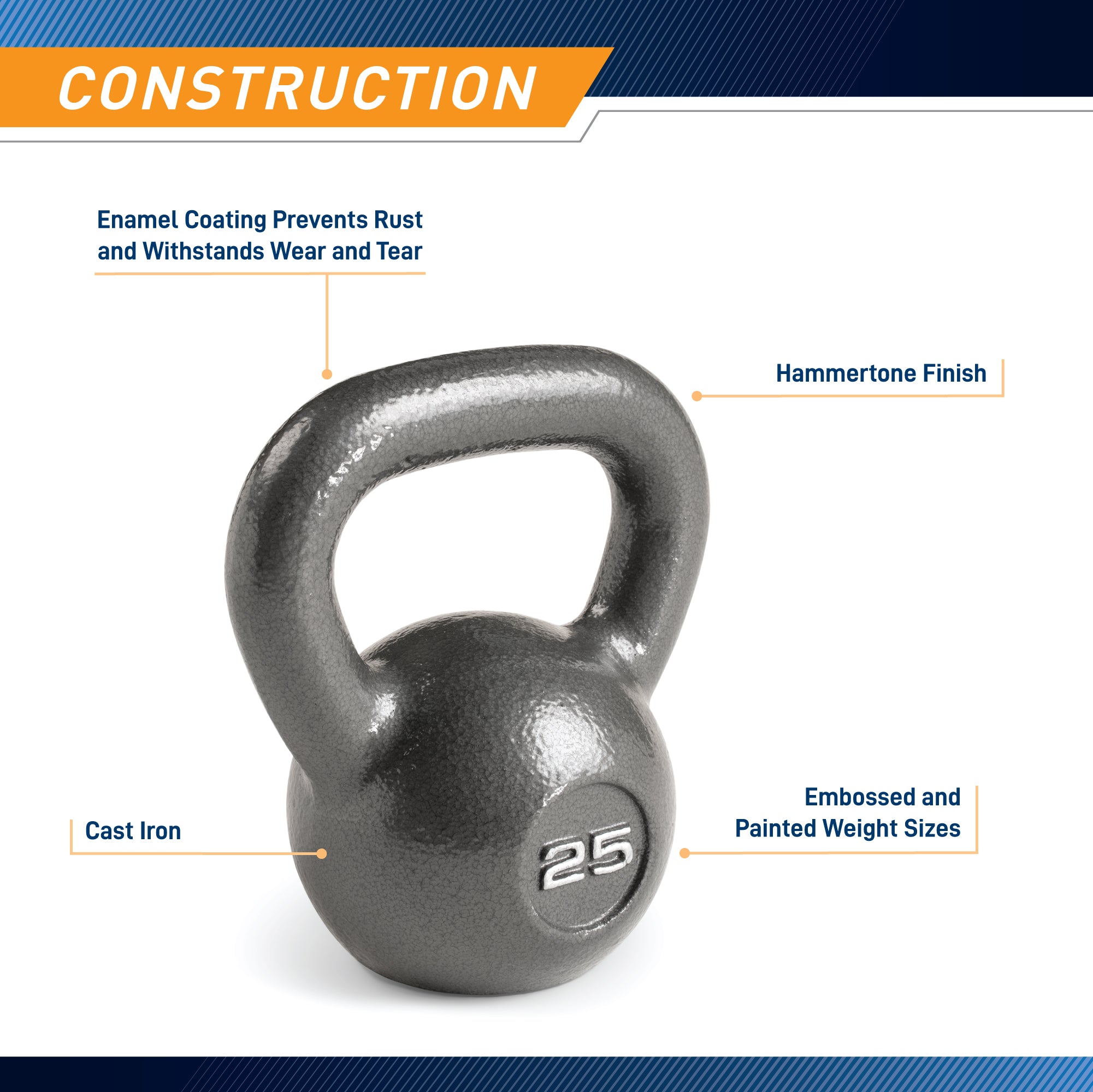 marcy-weights-and-bars-hkb-025-kettlebell-25lbs-gusseisen image 6