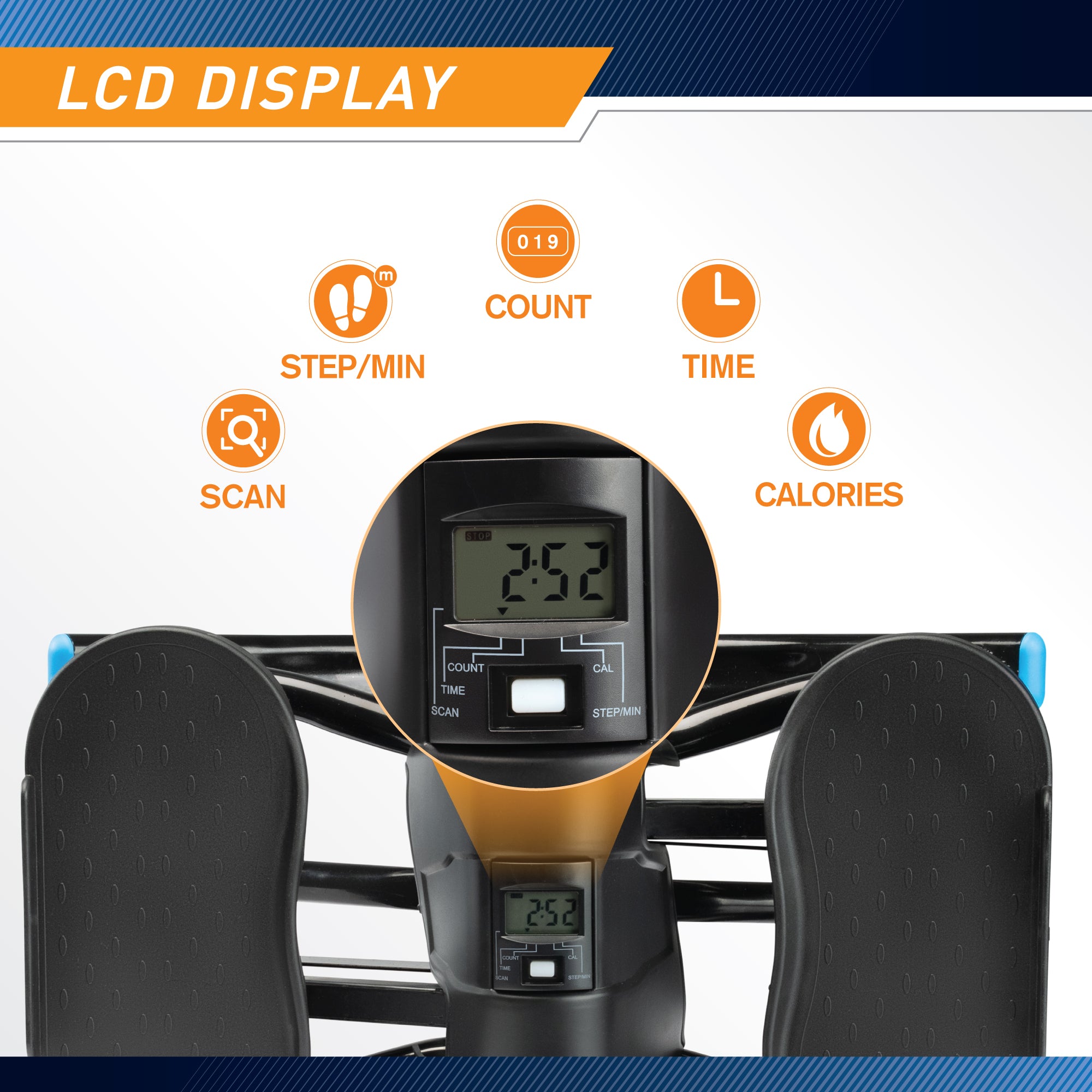 marcy-cardio-ms-2641-mini-stepper-rocking-kompakt-display image 6