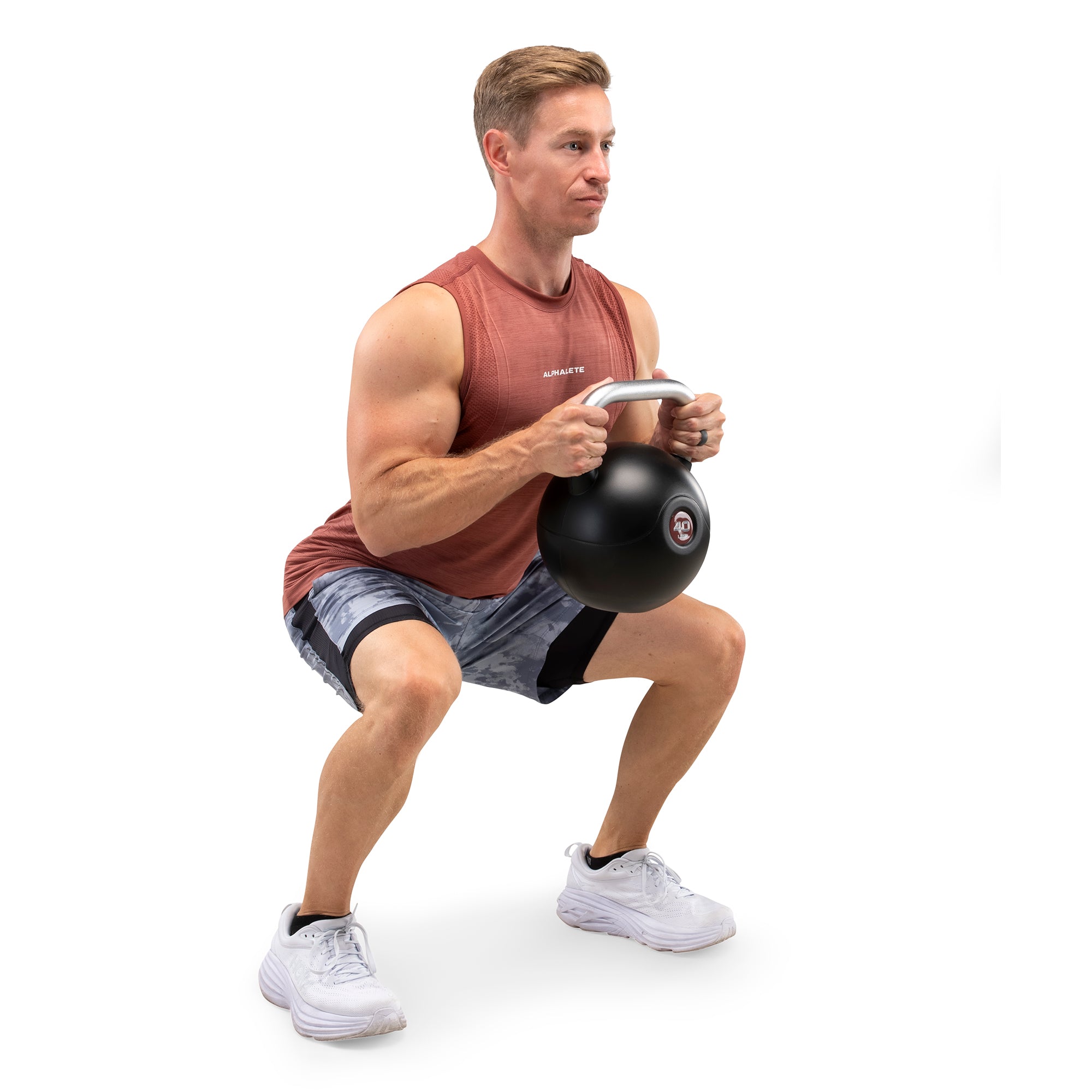 marcy-mckb-040-red-kettlebell-18-kg-pu-rot-chromgriff image 2