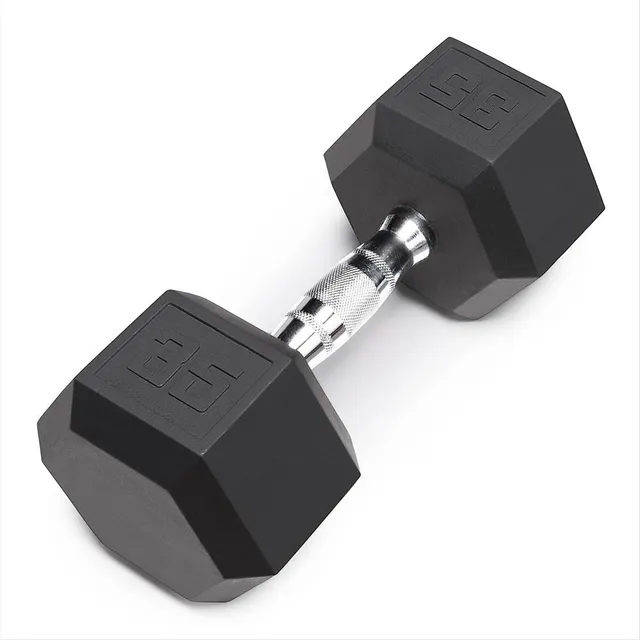marcy-weights-and-bars-ibrh-035-kurzhantel-35lbs-gummi-hex image 1