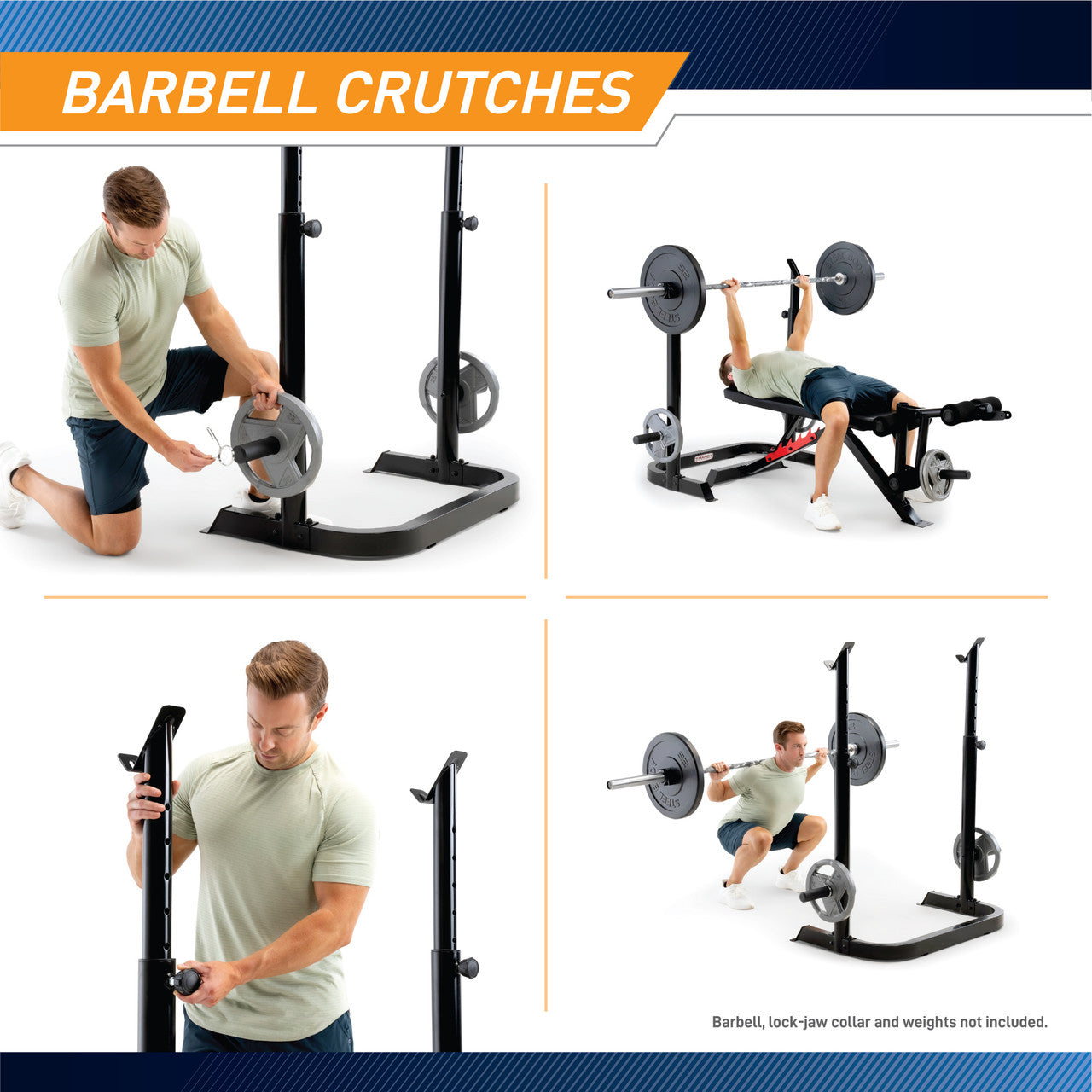 marcy-md-7836-olympic-hantelbank-mit-squat-rack-zweiteilig image 8