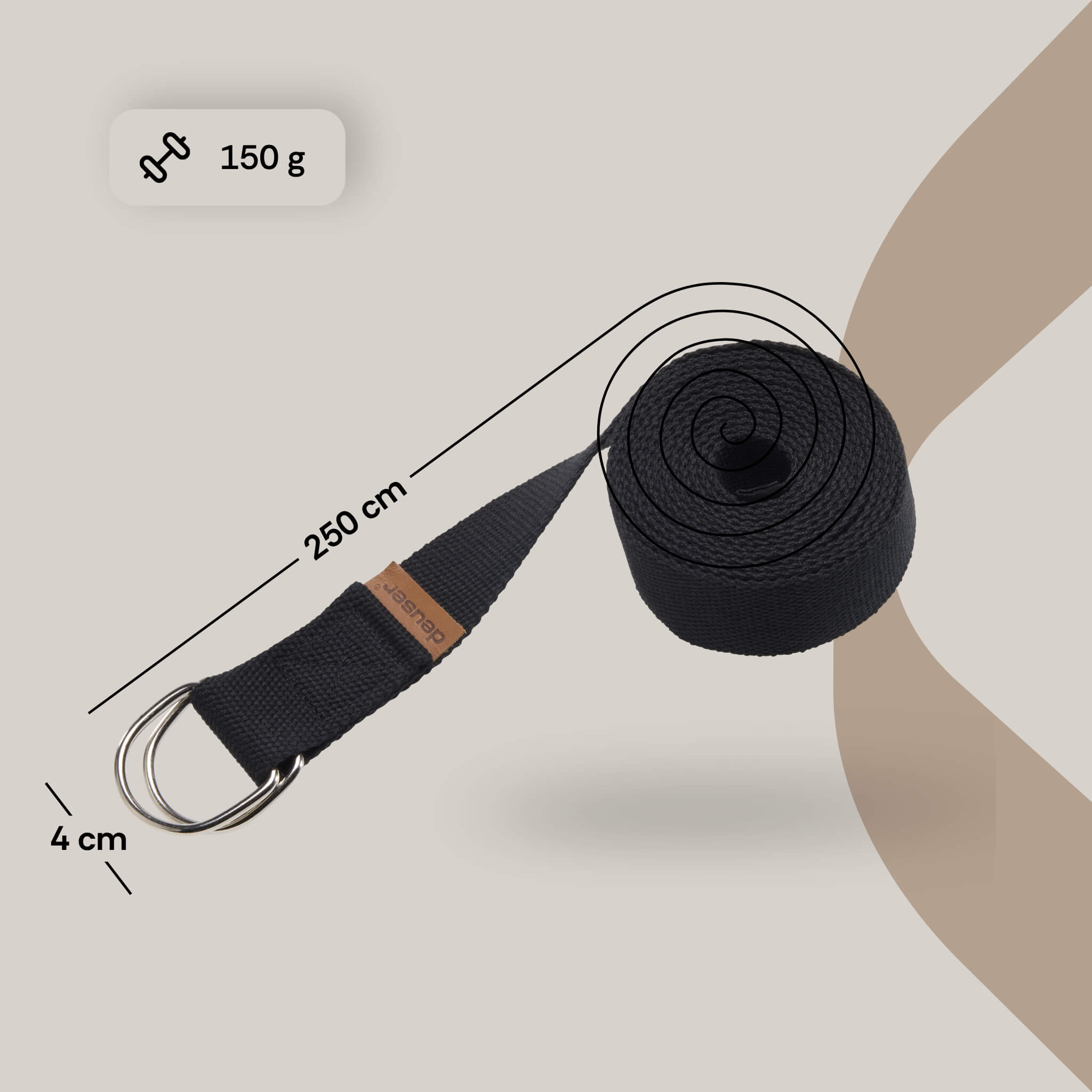 deuser-physio-band-plus-yoga-gurt-flexibilit-t-haltung image 2