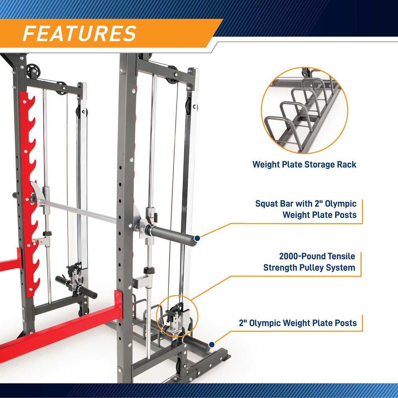 marcy-machines-and-cages-sm-4903-smith-machine-ganzk-rper image 7