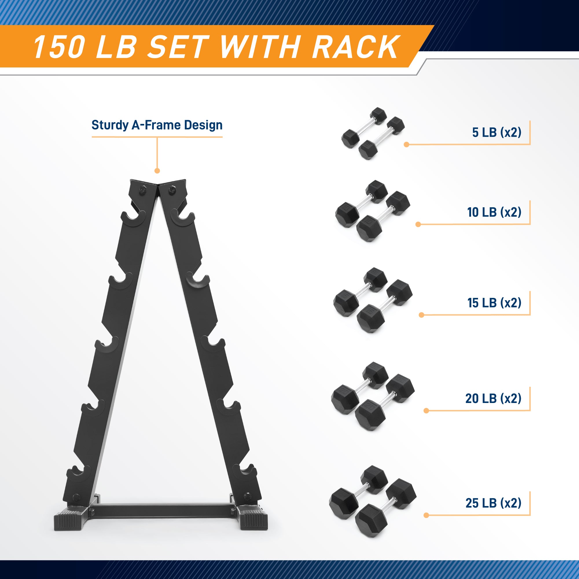 marcy-dbr-1347-hantelset-150-lbs-5-paare-st-nder image 4