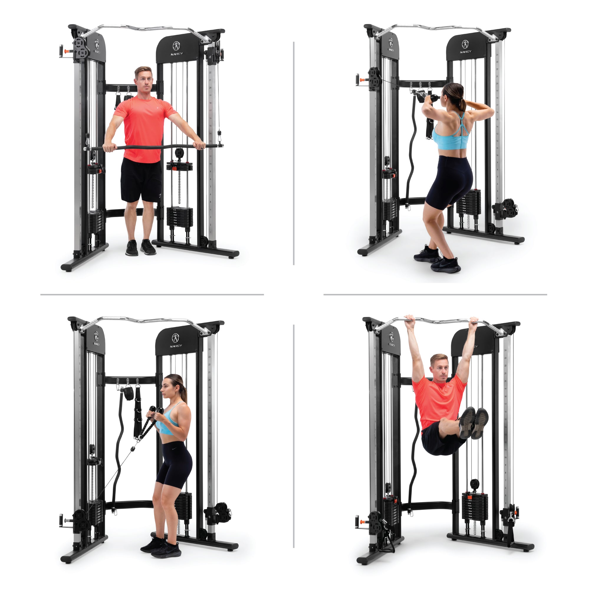 marcy-mft-942-functional-trainer-kabelzug-2x100-lbs image 8