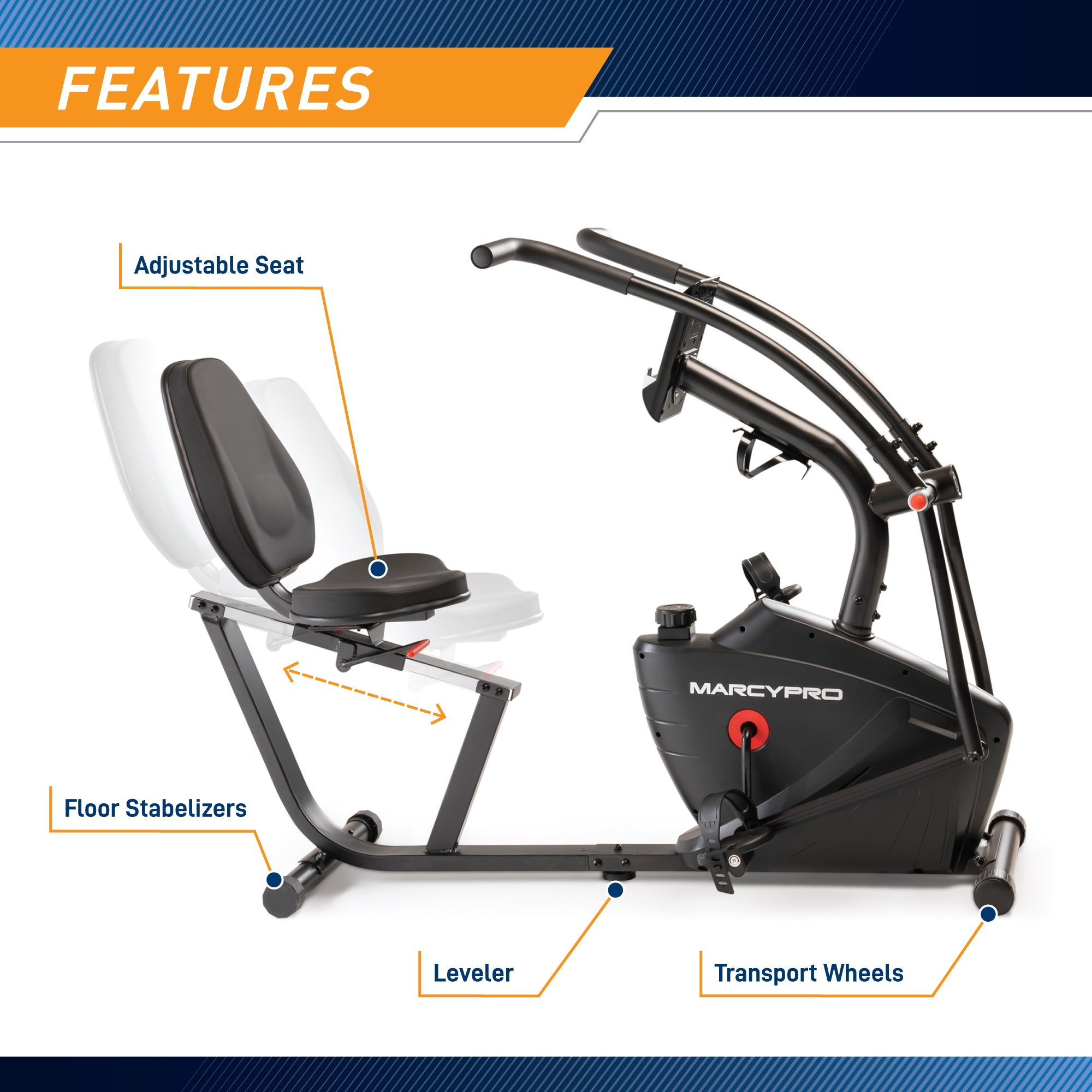 marcy-jx-7301-liegeergometer-dual-action-ganzk-rpertrainer image 7