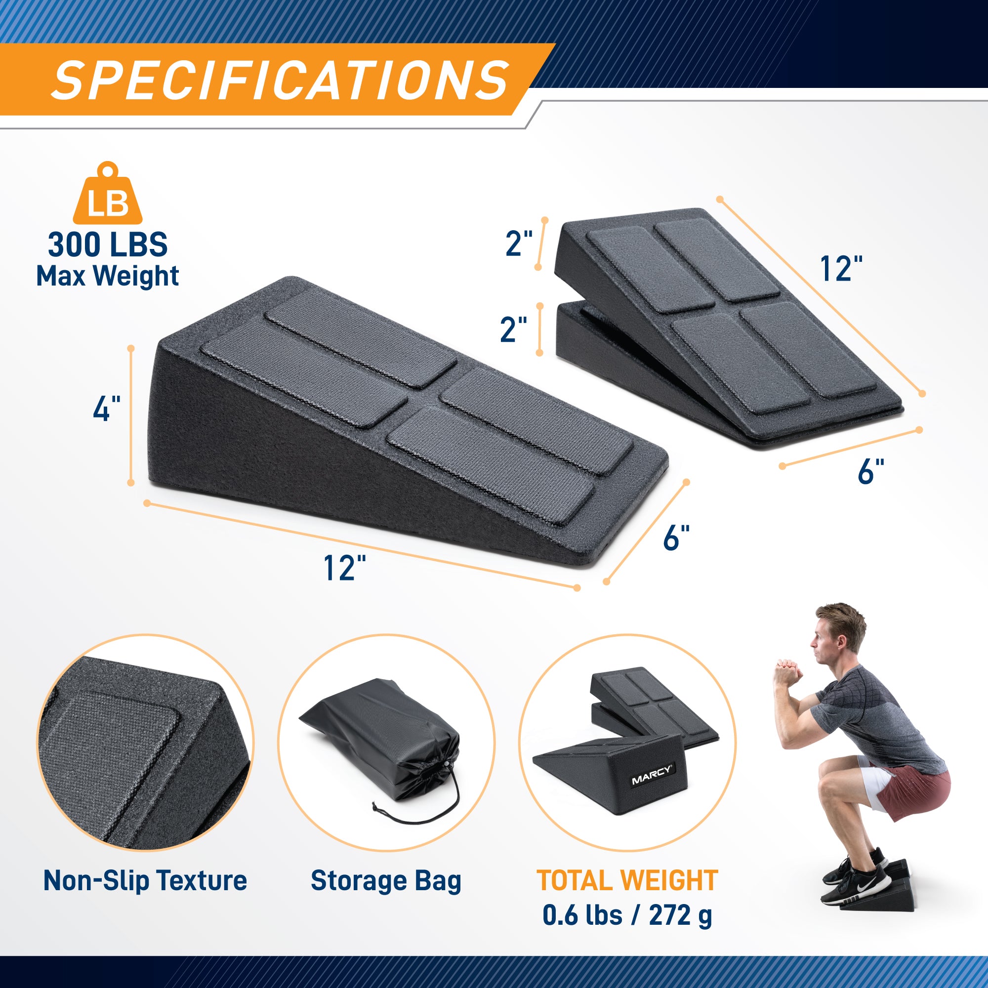 marcy-acc-2573-squat-wedge-set-12-kniebeugen-keile image 3