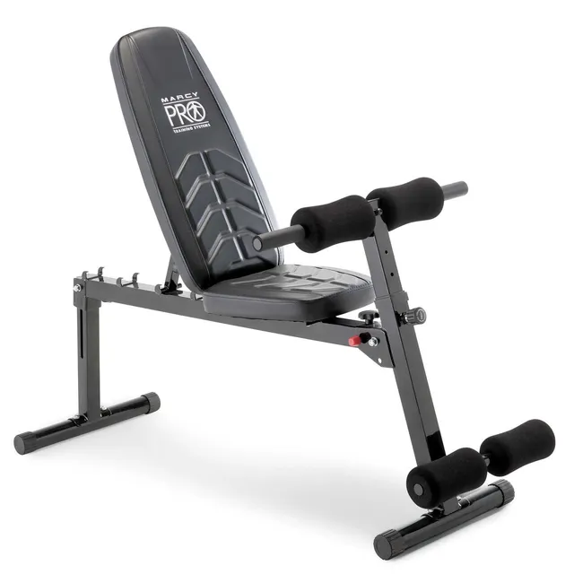 marcy-pm-4880-hantelbank-verstellbar-mit-beincurler image 1
