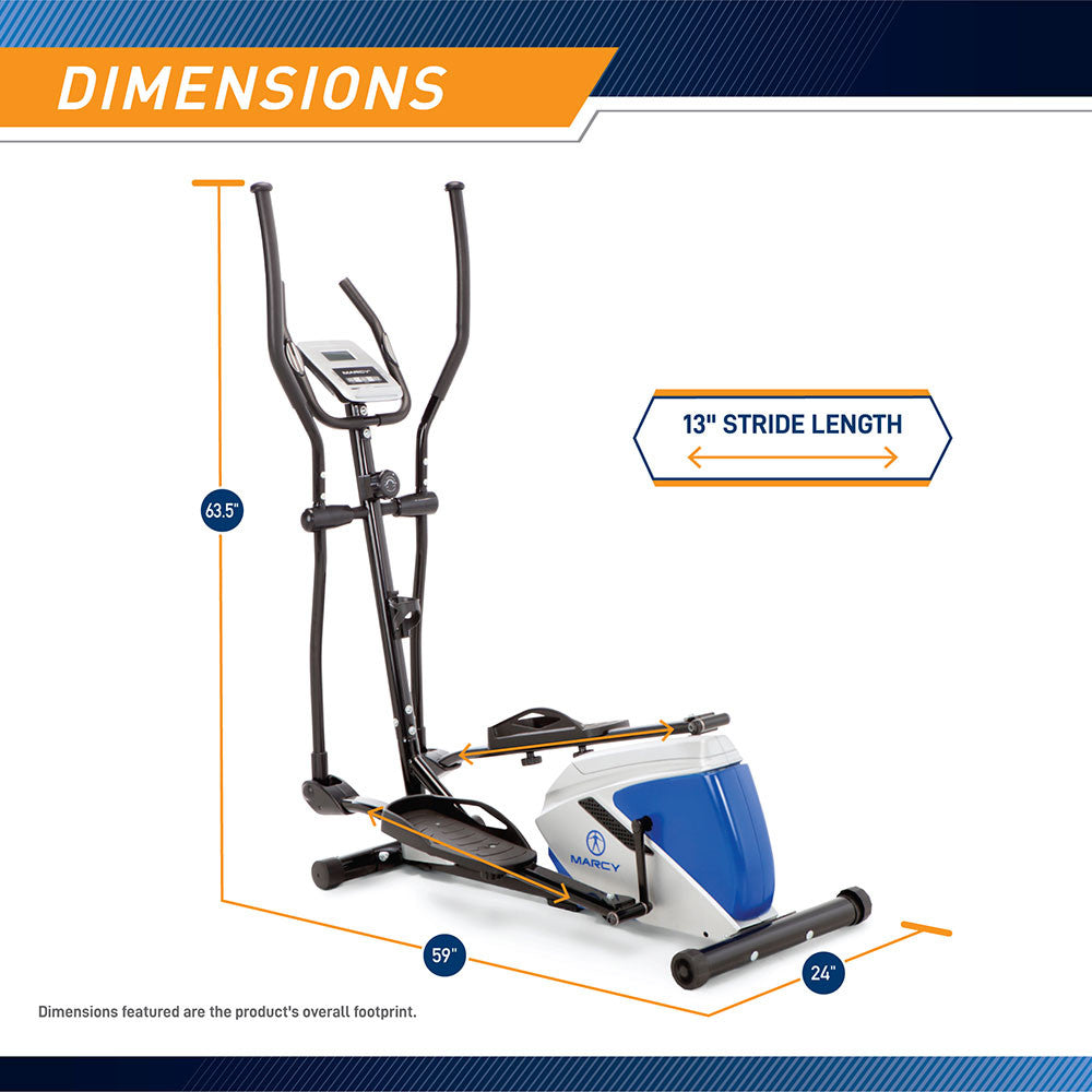 marcy-me-1017e-crosstrainer-magnetisch-mit-puls image 2