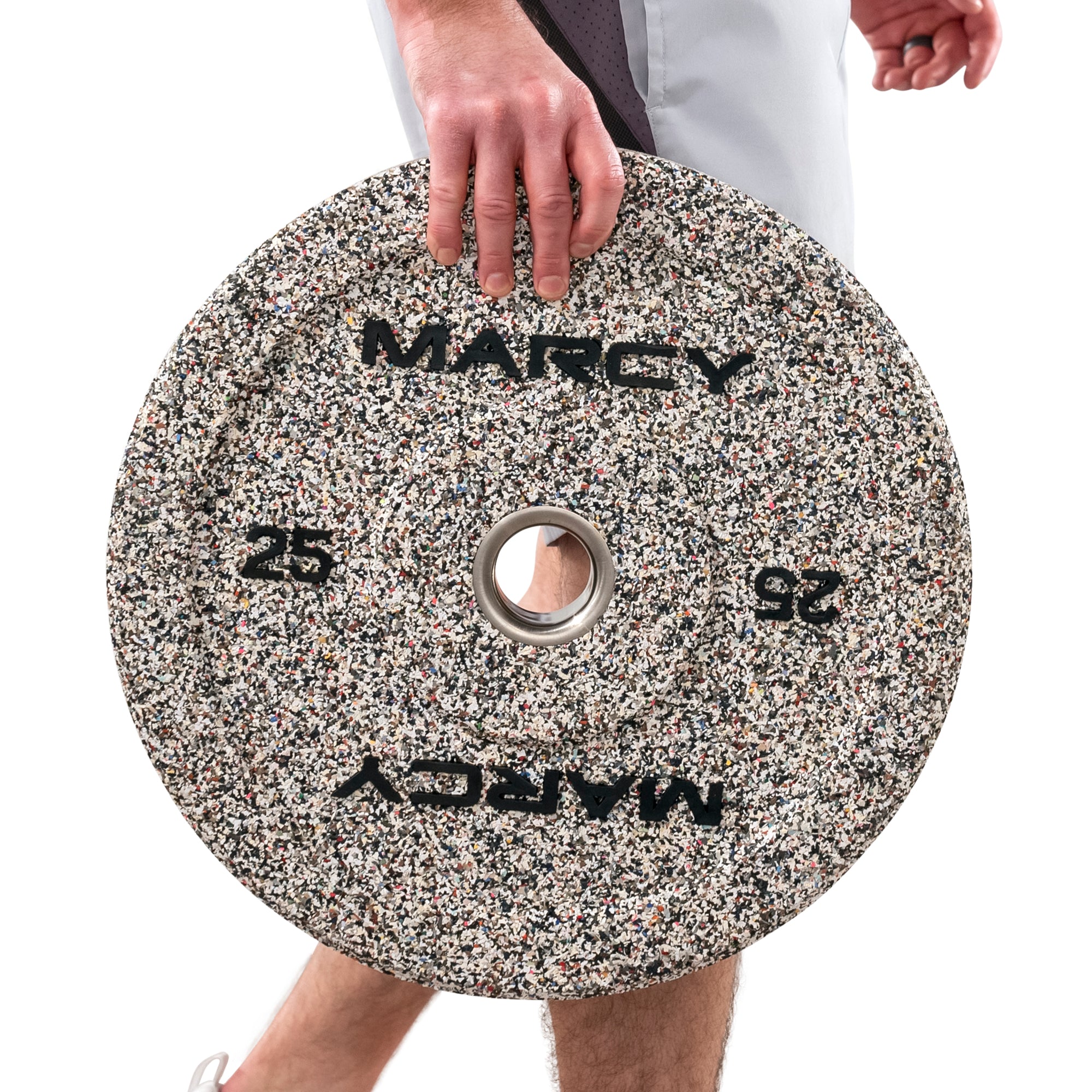 marcy-mcbp-025-bumper-plate-25lb-hantelscheibe-gummi image 2