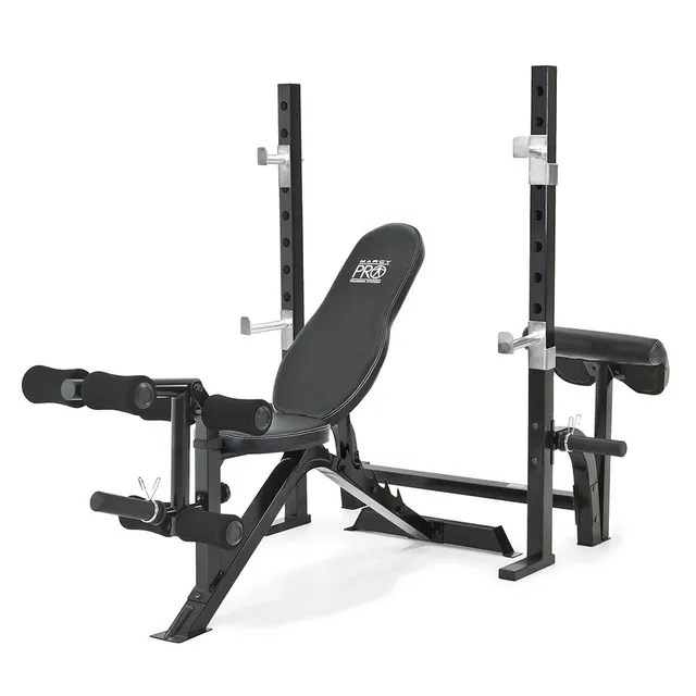 marcy-pm-842-olympia-hantelbank-mit-kniebeugen-rack image 1