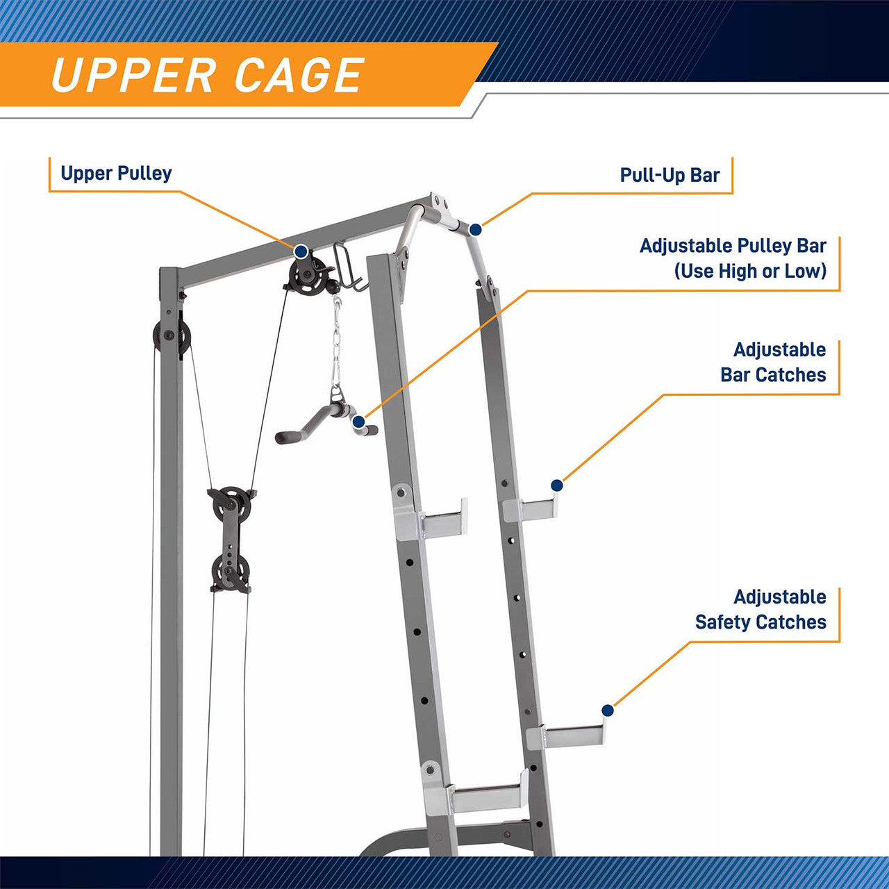 marcy-pm-5108-power-cage-mit-hantelbank-all-in-one image 4