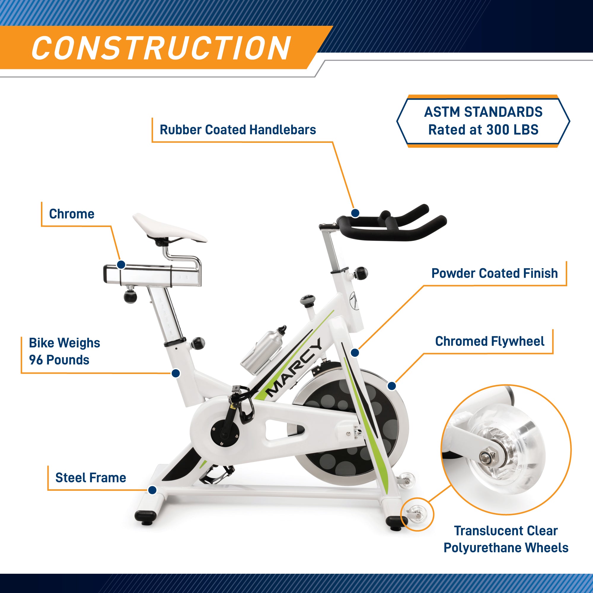 marcy-nsp-122-indoor-bike-heimtrainer-mit-widerstand image 8
