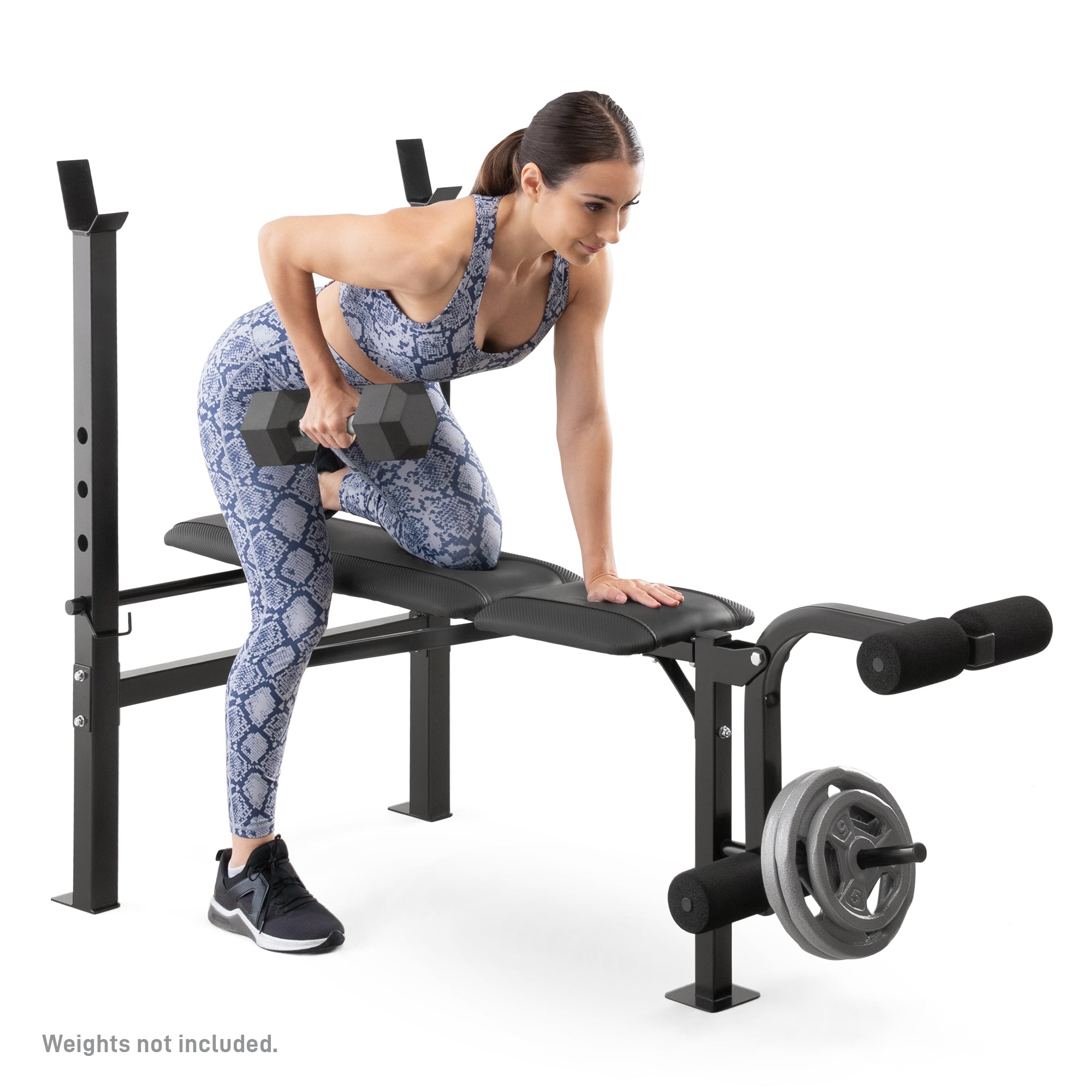 marcy-mwb-6501-hantelbank-verstellbar-mit-beincurler image 2