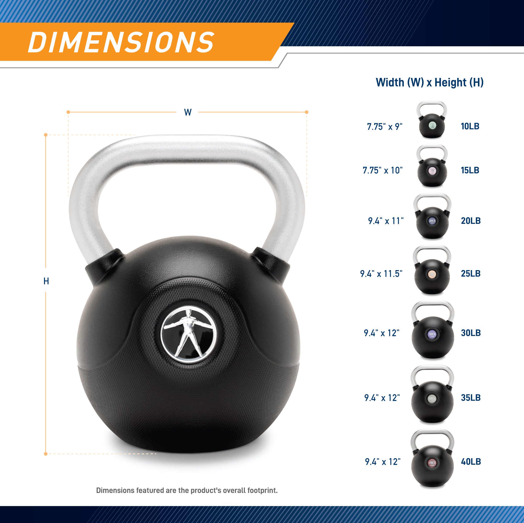 marcy-mckb-040-red-kettlebell-18-kg-pu-rot-chromgriff image 3
