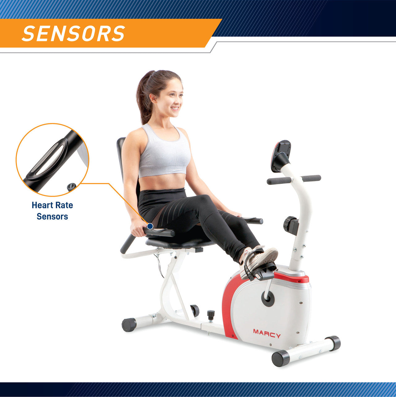 marcy-ns-908r-liegeergometer-magnet-8-stufen-puls image 4