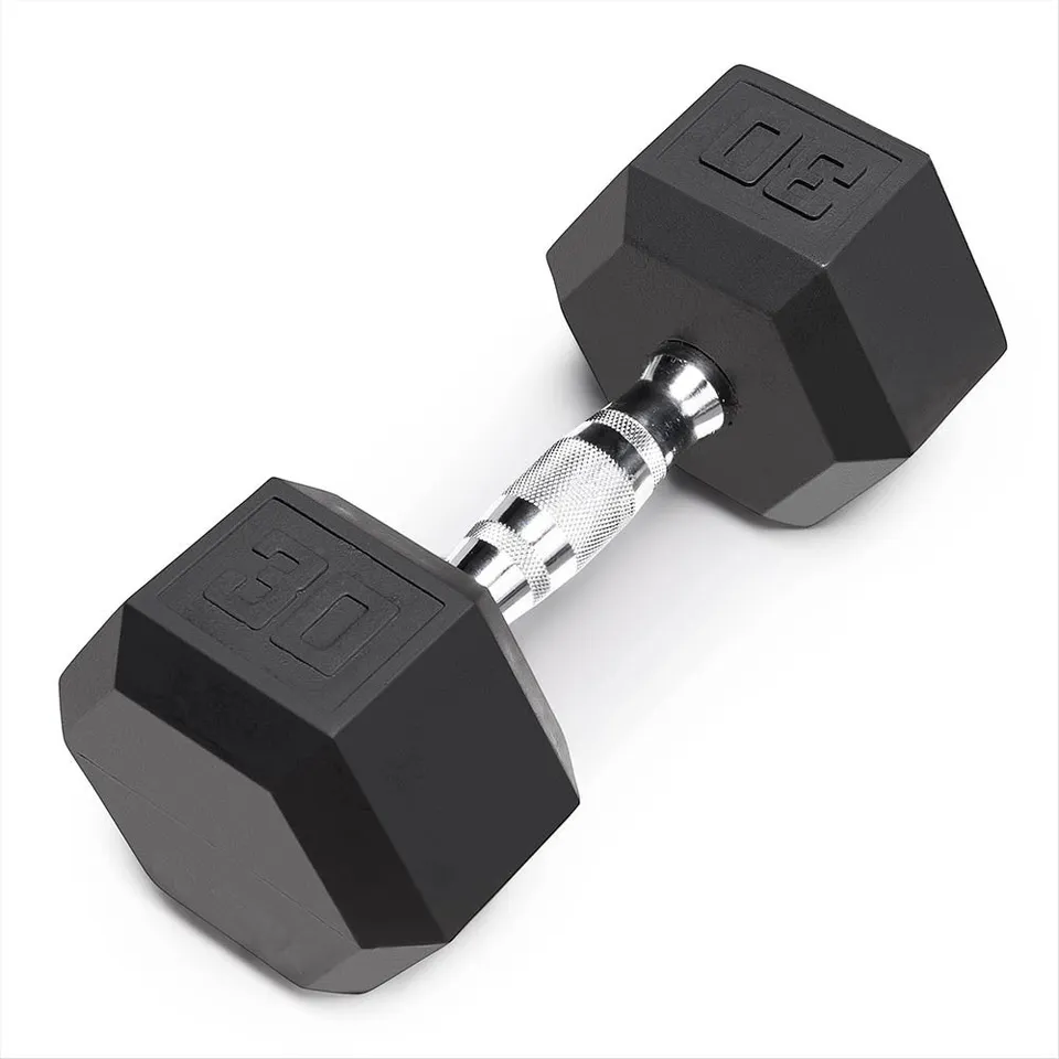 marcy-ibrh-030-hex-hantel-30-lbs-gummi-einzeln image 1