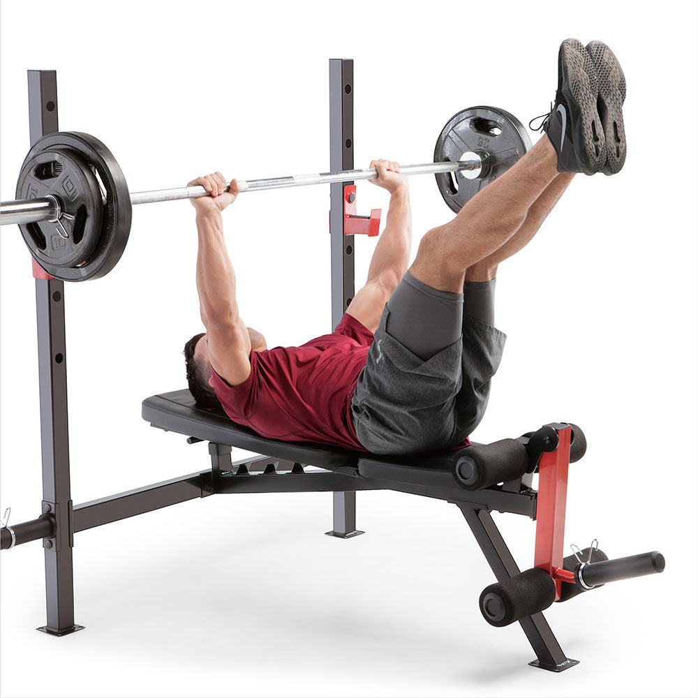 marcy-mwb-4811-olympia-hantelbank-verstellbar-mit-beincurler image 5