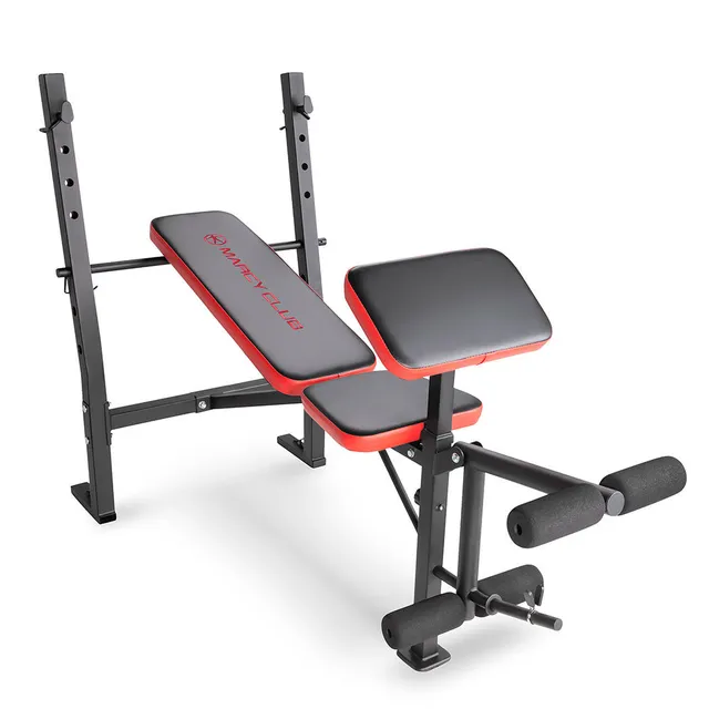 marcy-mkb-4873-hantelbank-standard-mit-beincurler-und-scottbank image 1