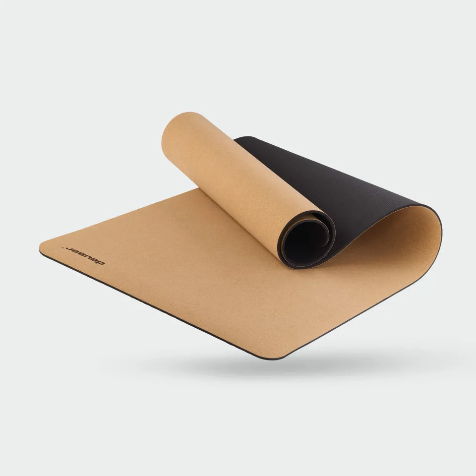 deuser-yoga-matte-kork-rutschfest-f-r-pilates image 1
