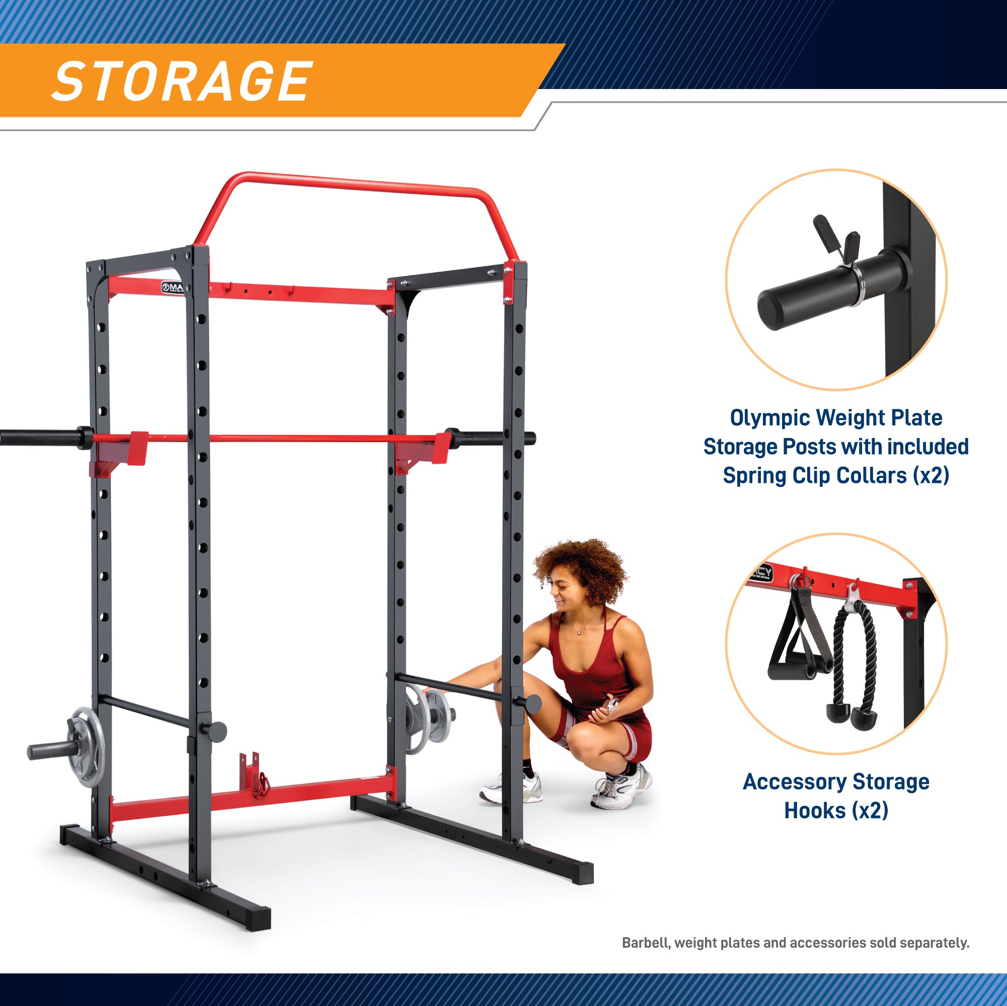marcy-sm-0562-power-cage-rack-klimmzug-ganzk-rper-verstellbar image 6