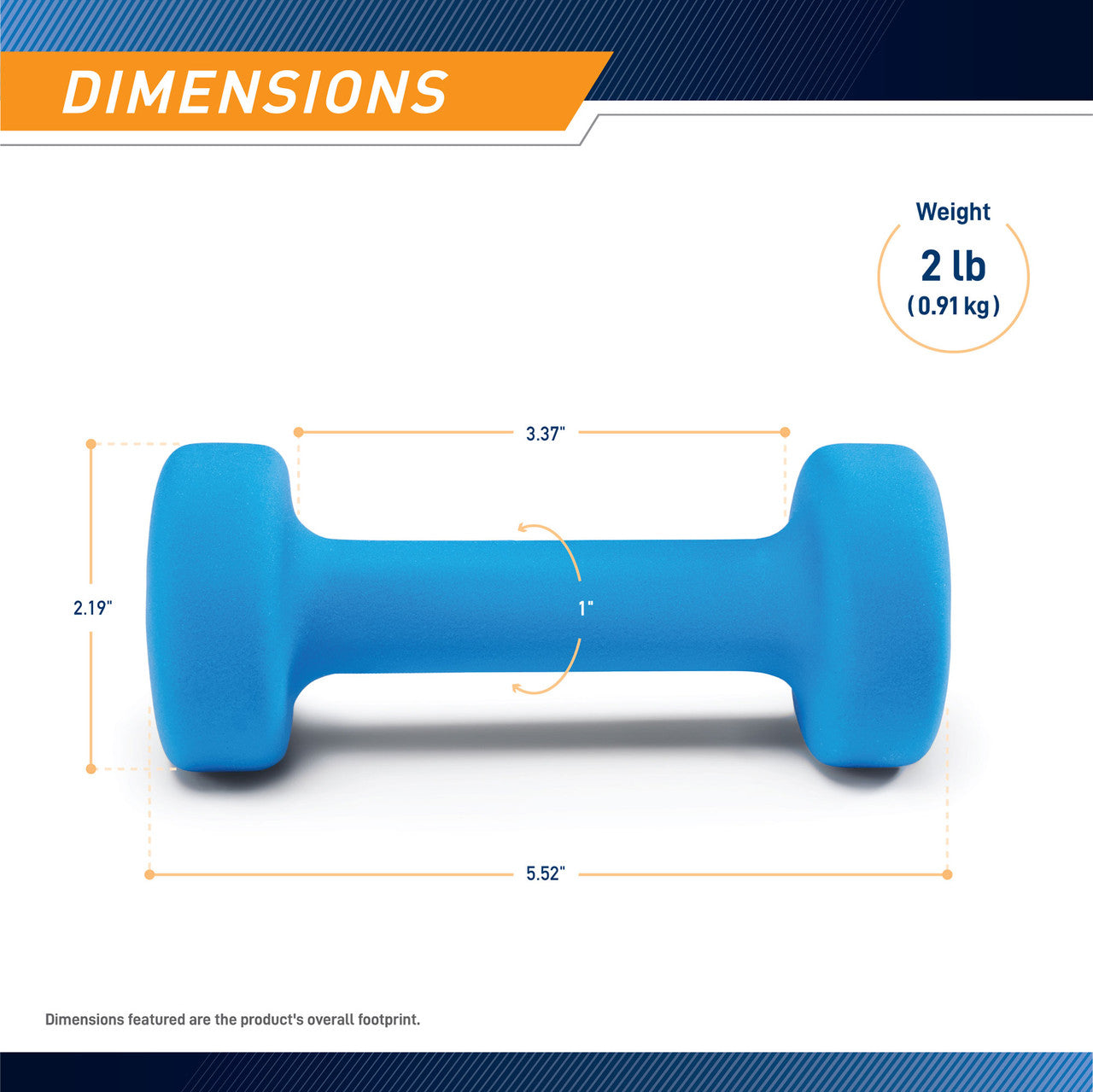 marcy-ine-002-kurzhantel-2-lbs-neopren-einzelhantel-leicht image 3