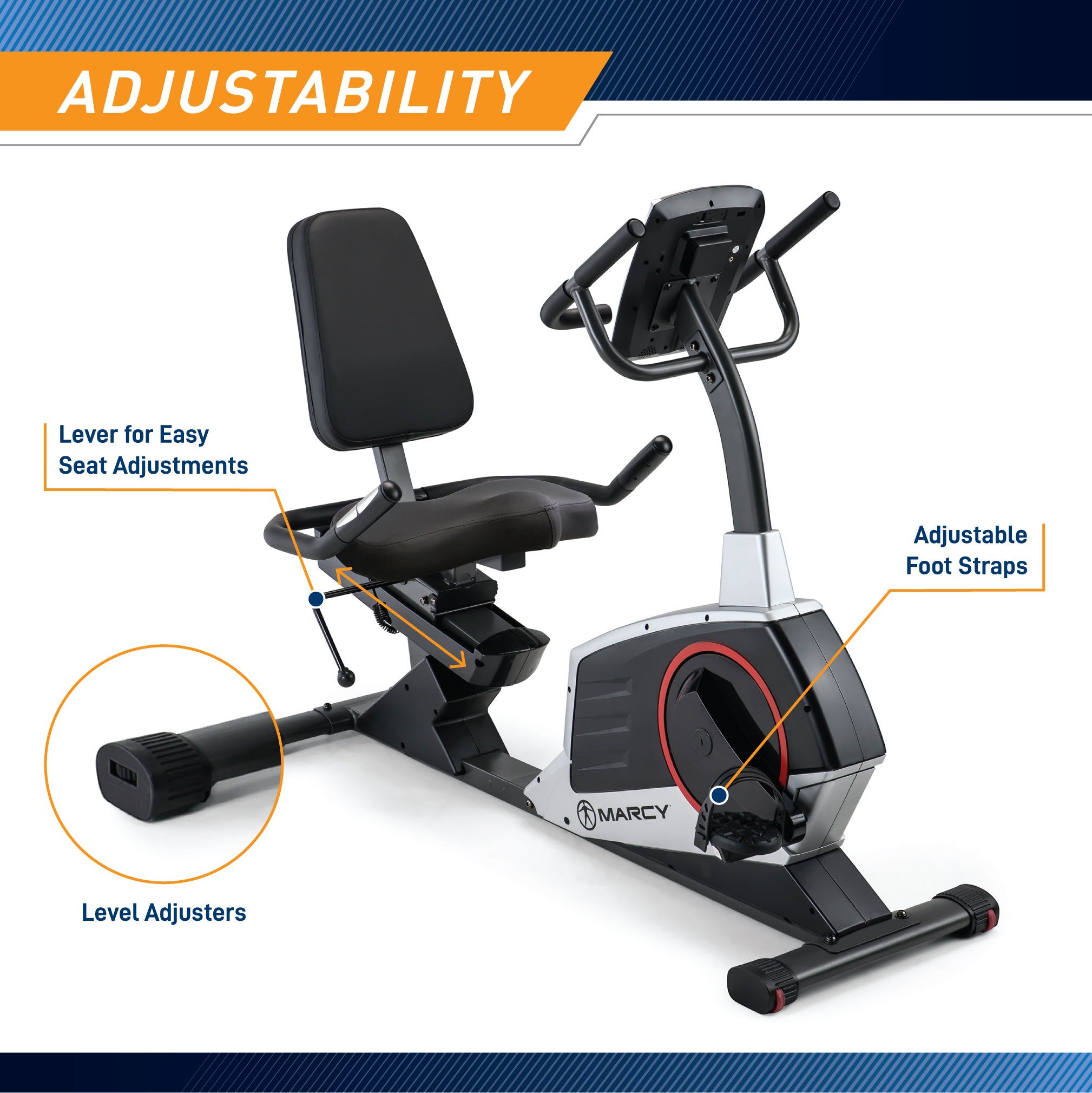 marcy-me-706-liegeheimtrainer-magnet-23-programme-puls image 5
