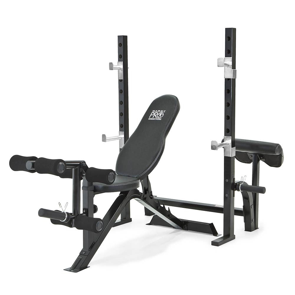 marcy-pm-842-olympia-hantelbank-mit-kniebeugen-rack image 1