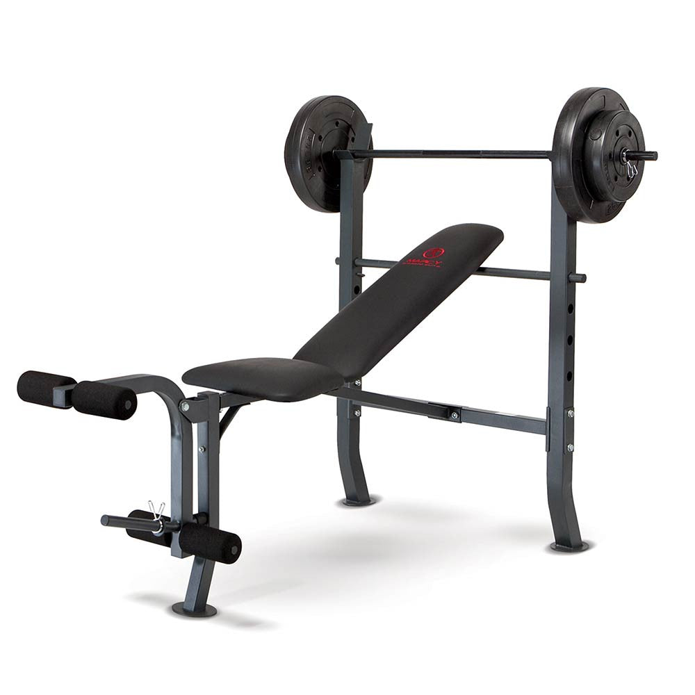 marcy-md-2080-hantelbank-mit-80-lbs-gewichtsset-verstellbar image 1