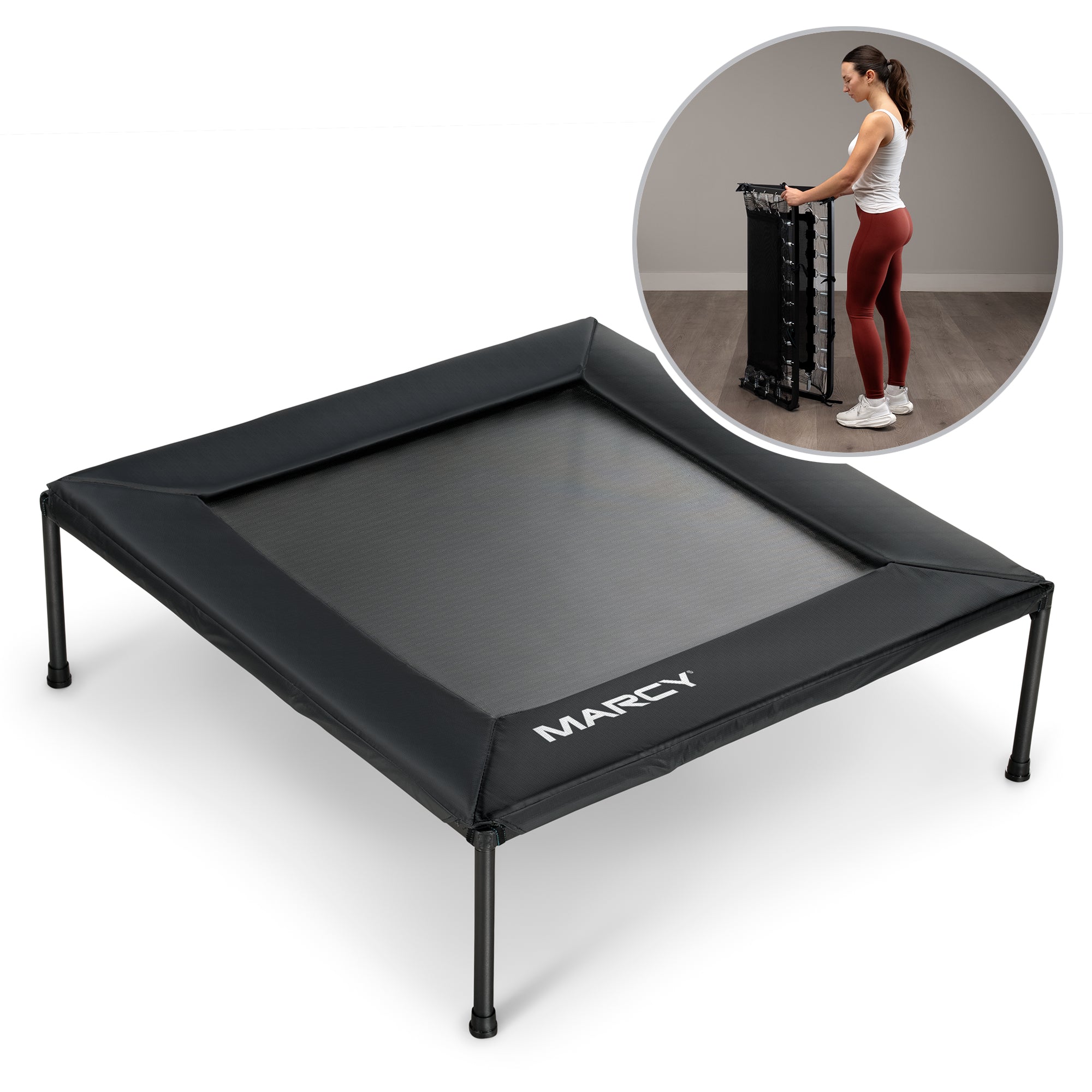 marcy-tpl-42sq-trampolin-100-cm-faltbar-eckig image 1