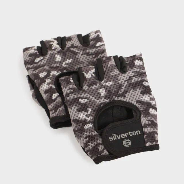 deuser-pro-camo-trainingshandschuh-gr-e-m-grau-wei-polsterung image 1