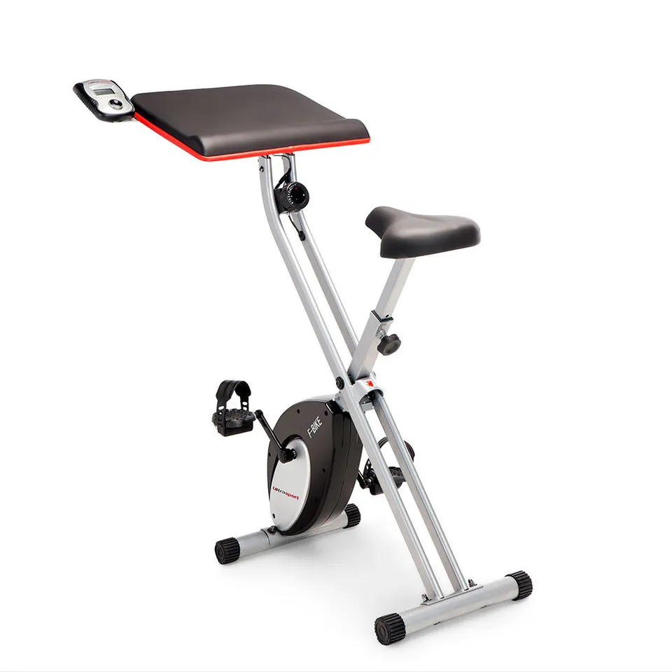 marcy-cardio-ns-755-fitnessbike-klappbar-mit-tisch-display image 1