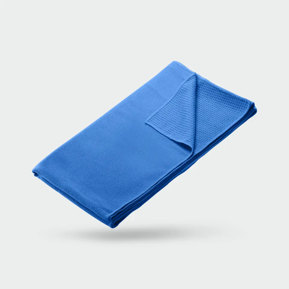 deuser-yoga-tuch-mit-noppen-blau-rutschfest-f-r-matte image 1