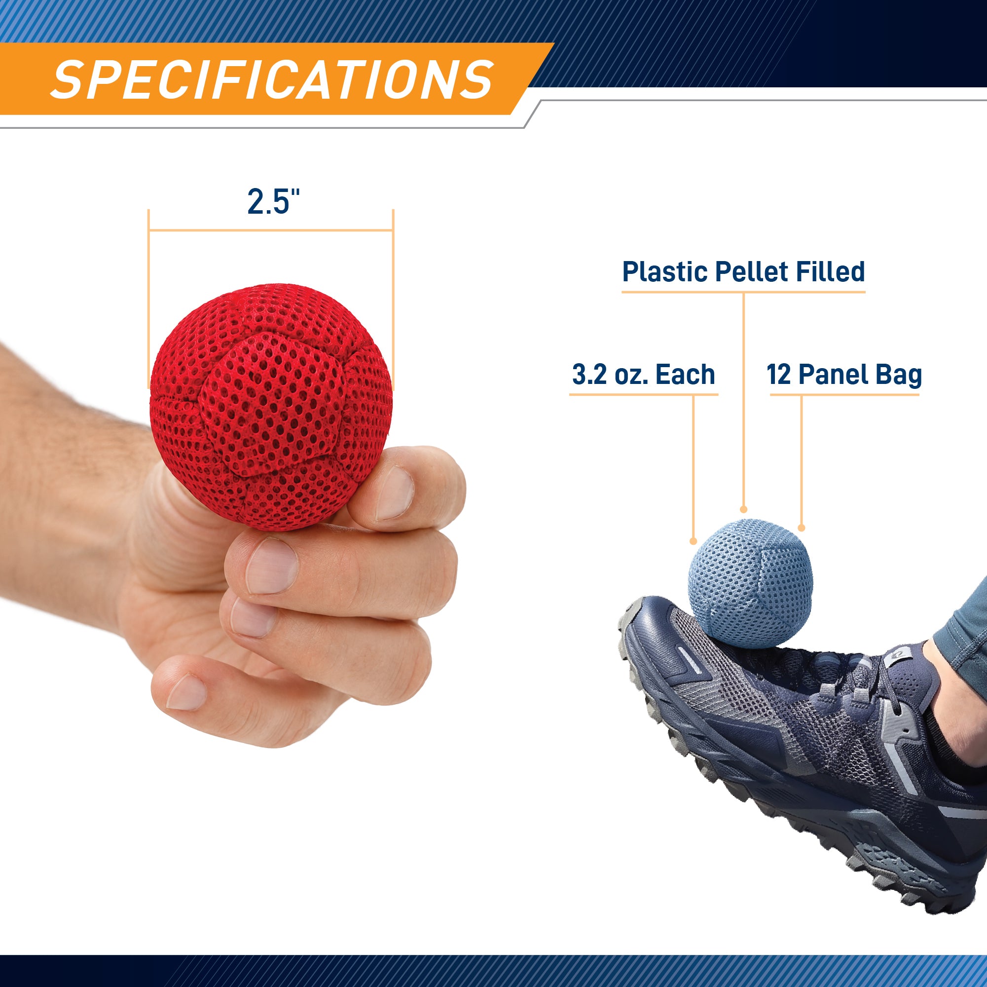 marcy-mcfb-footbag-hacky-sack-rot-1-st-ck-weich image 2