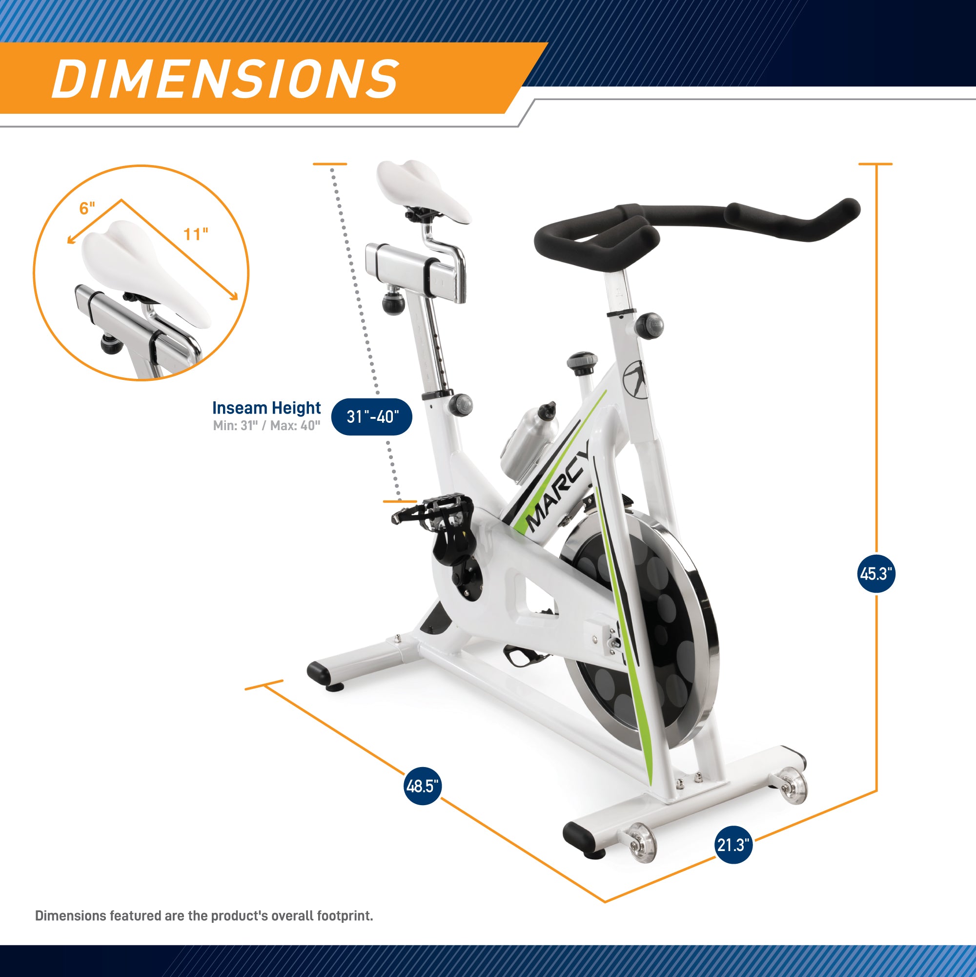 marcy-nsp-122-indoor-bike-heimtrainer-mit-widerstand image 3